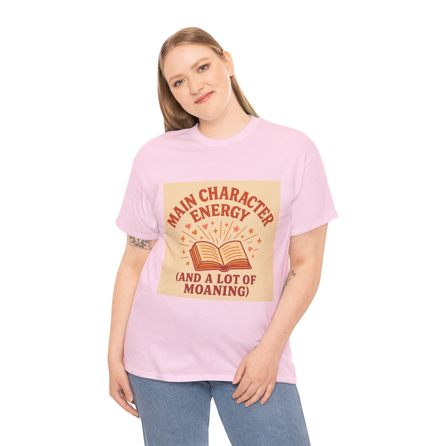 "Main Character Energy – Book Lover Shirt for Readers Who Steal the Spotlight"