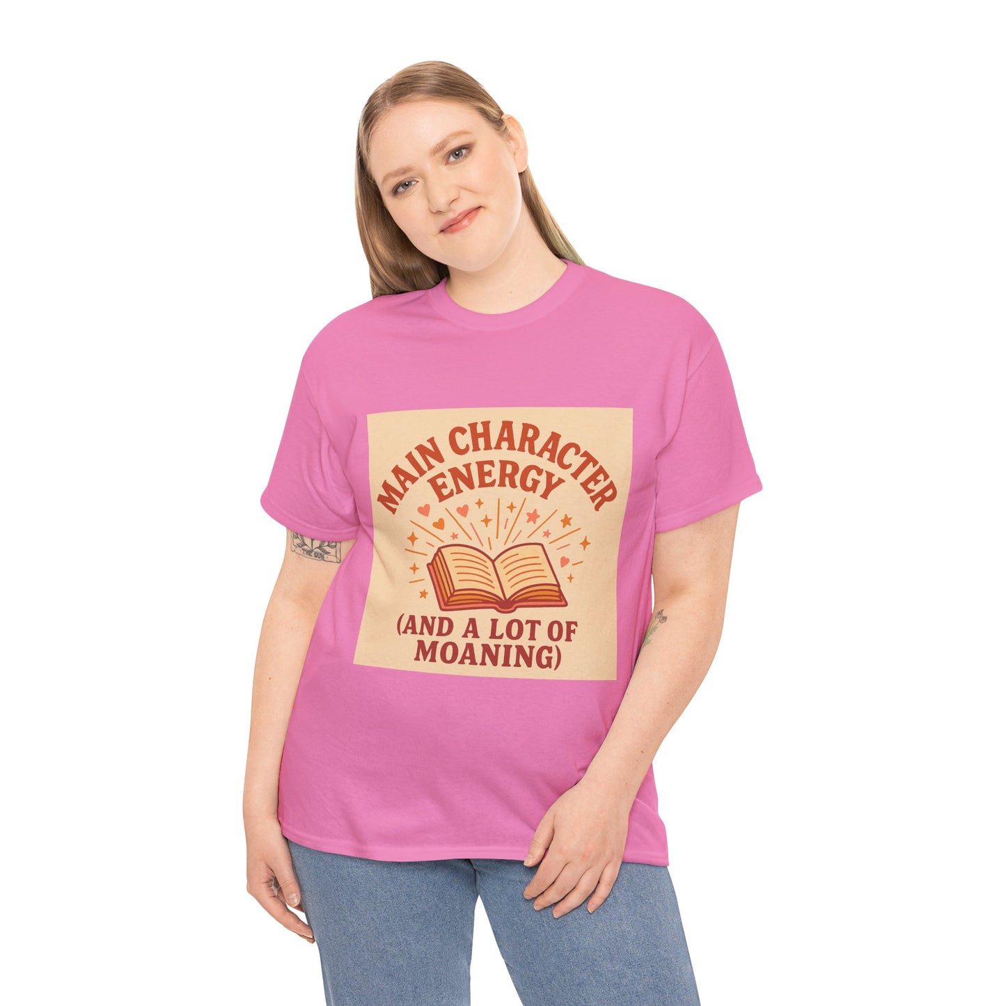 "Main Character Energy – Book Lover Shirt for Readers Who Steal the Spotlight"