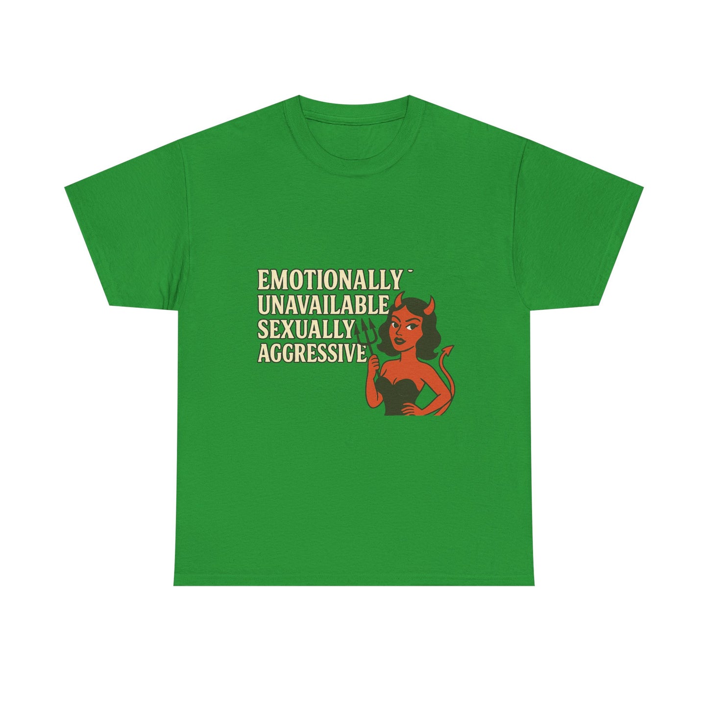 Sassy Graphic Tee - Emotionally Unavailable, Trendy Statement Shirt, Cute Gift for Friends, Casual Wear, Humor Apparel