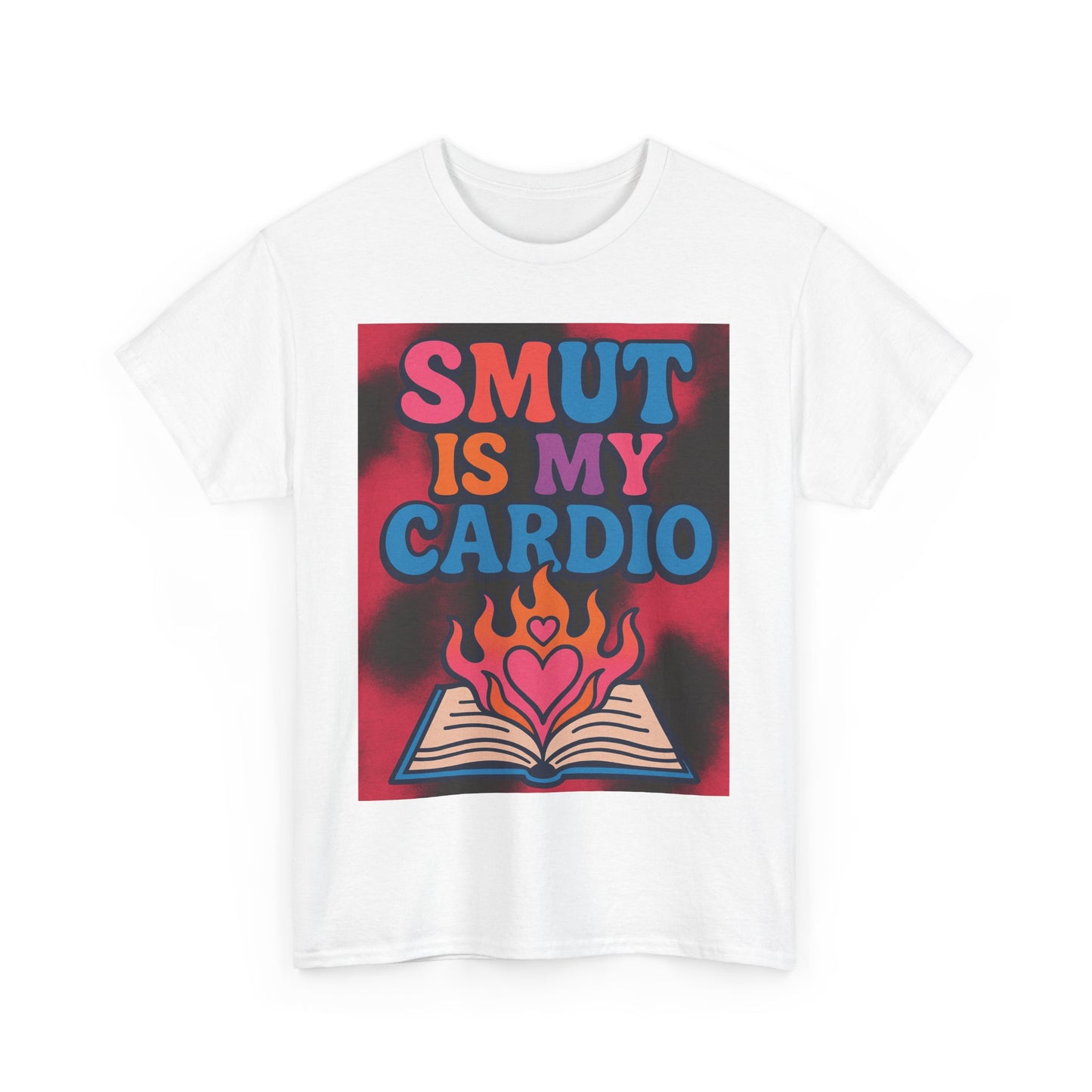 "Smut Is My Cardio – Funny Book Lover Shirt for Romance & Spicy Reads Fans"