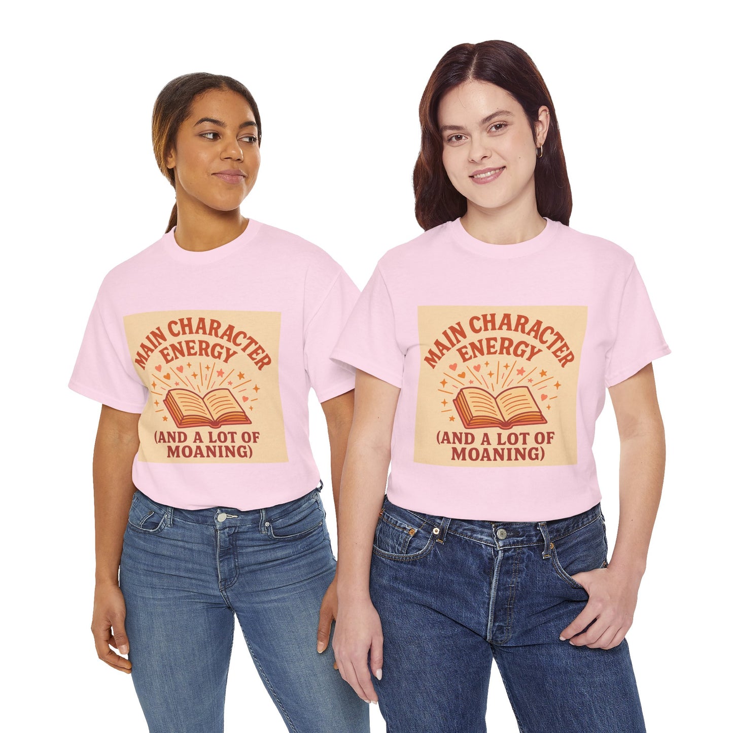 "Main Character Energy – Book Lover Shirt for Readers Who Steal the Spotlight"