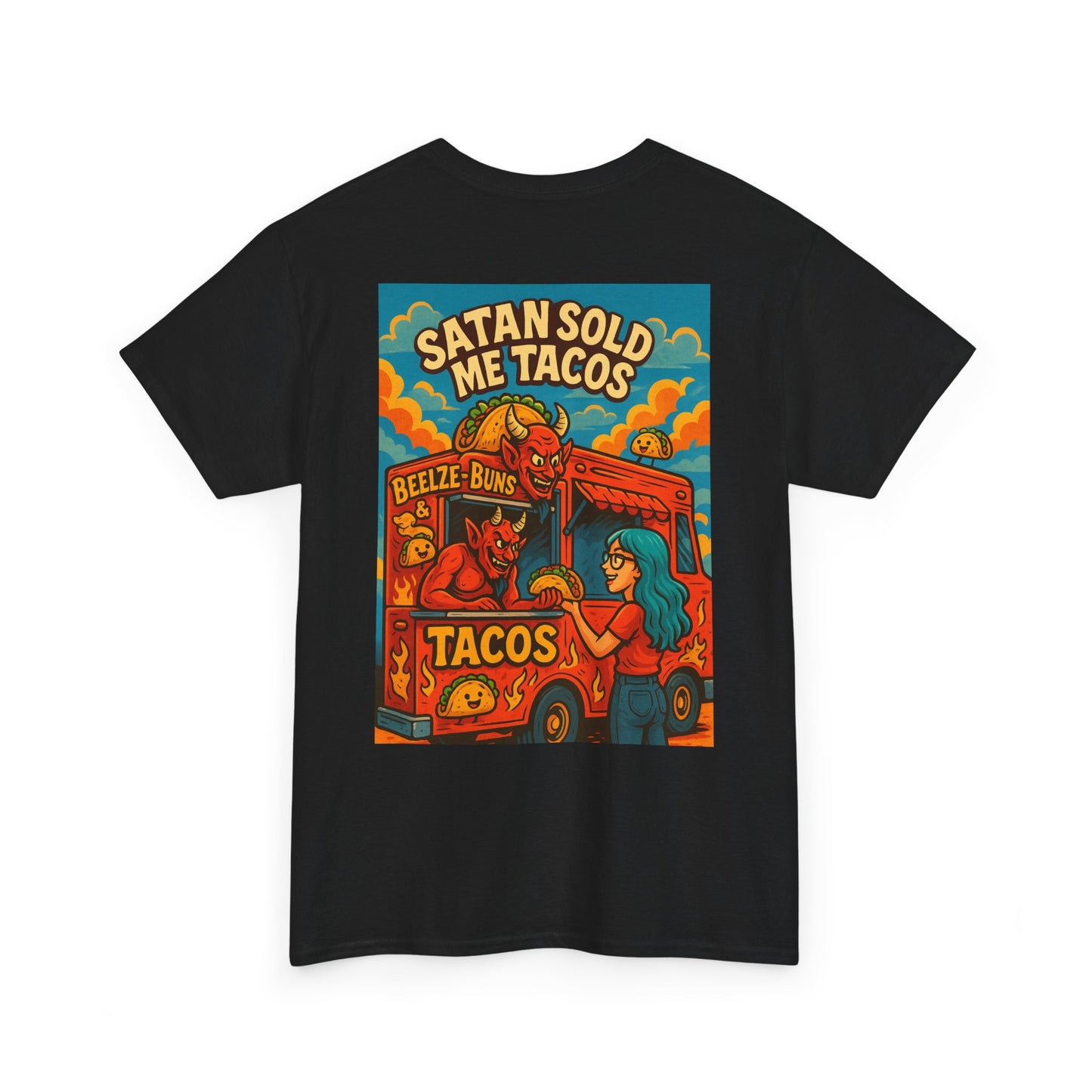 Beelze-Buns & Tacos – Hellfire Flavor, Heavenly Drip
