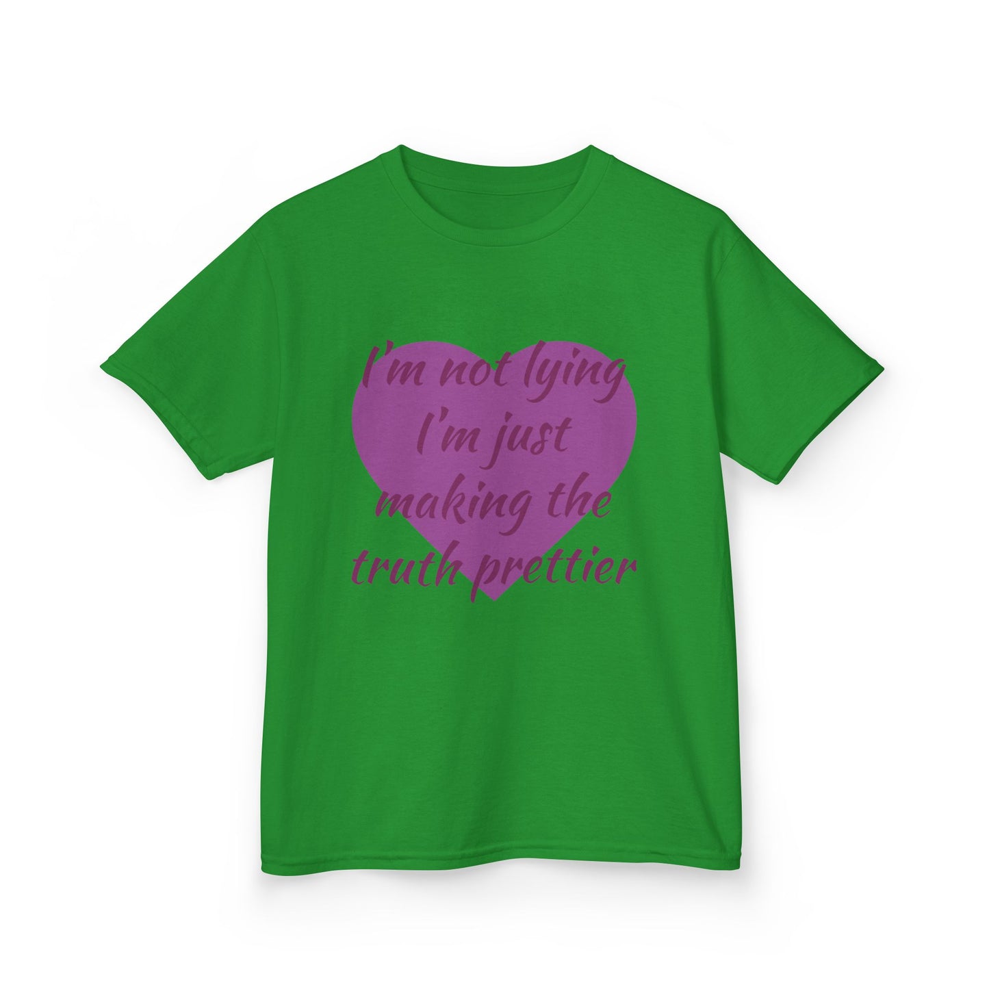 Whimsical Kids Tee: 'I'm Not Lying Just Making the Truth Prettier'