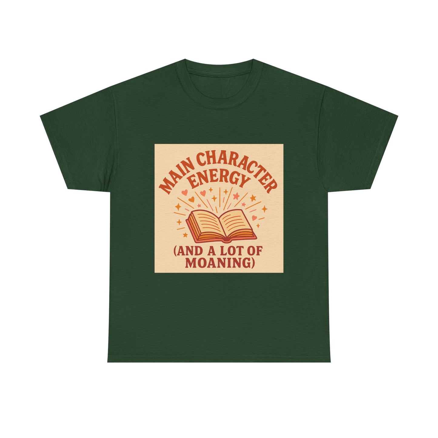 "Main Character Energy – Book Lover Shirt for Readers Who Steal the Spotlight"