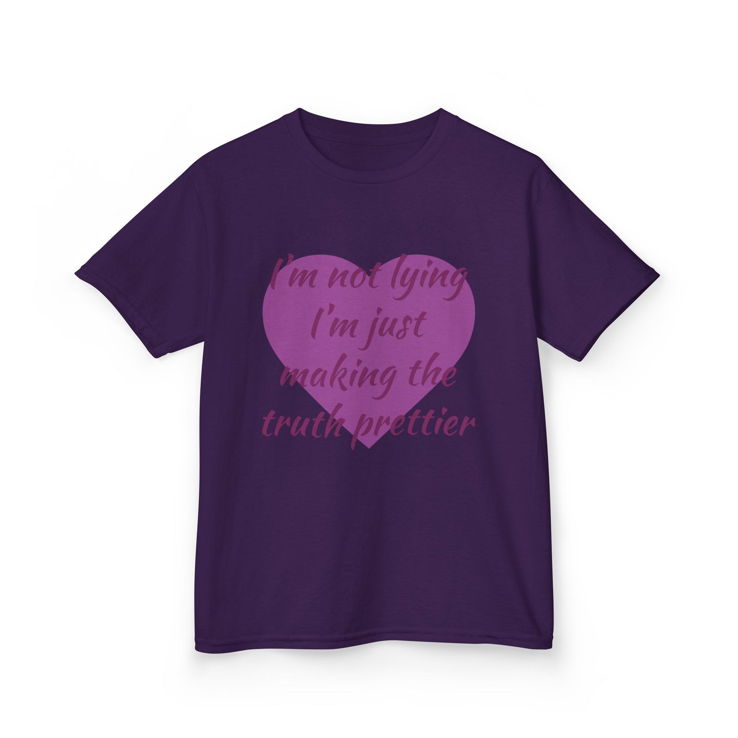 Whimsical Kids Tee: 'I'm Not Lying Just Making the Truth Prettier'