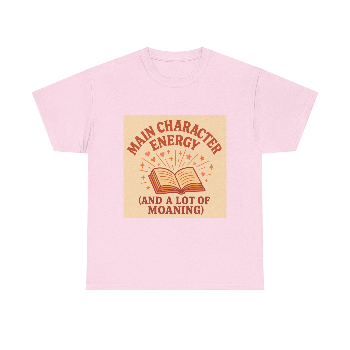 "Main Character Energy – Book Lover Shirt for Readers Who Steal the Spotlight"