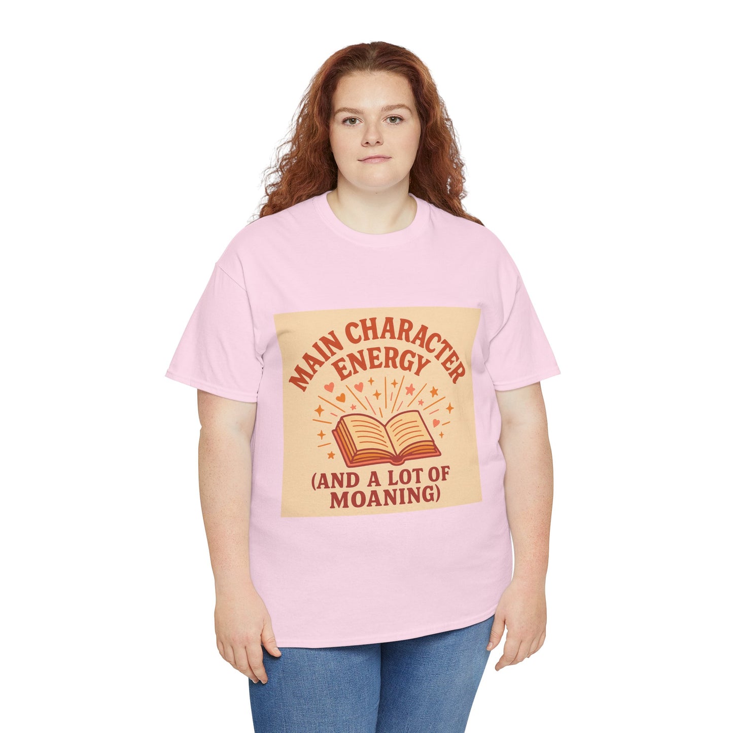 "Main Character Energy – Book Lover Shirt for Readers Who Steal the Spotlight"
