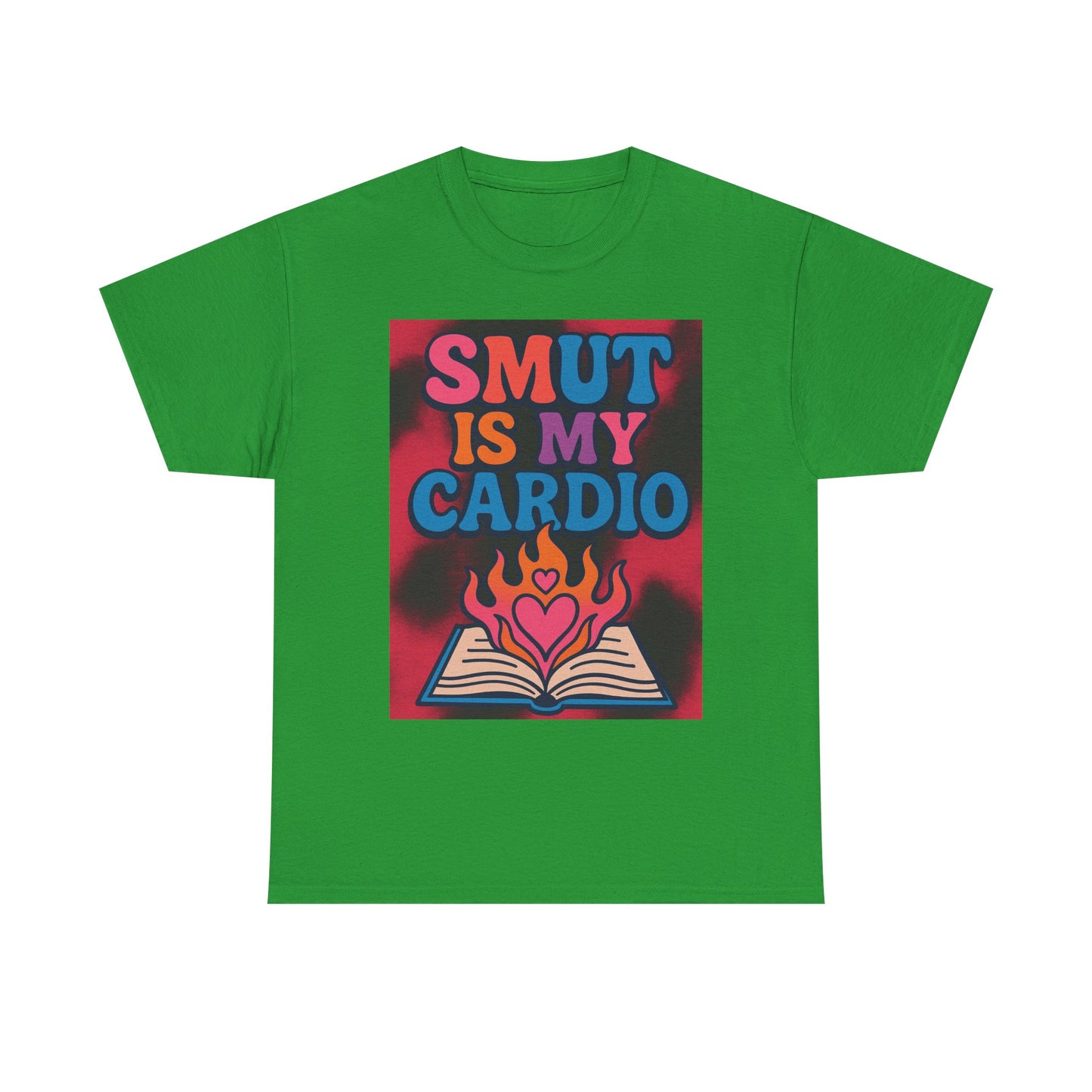 "Smut Is My Cardio – Funny Book Lover Shirt for Romance & Spicy Reads Fans"