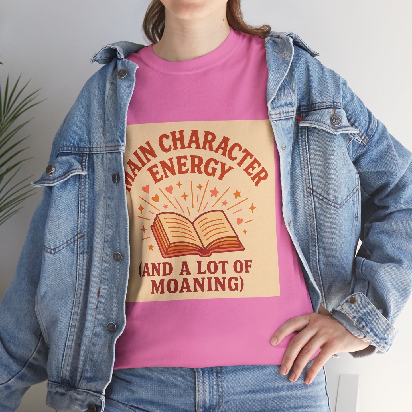 "Main Character Energy – Book Lover Shirt for Readers Who Steal the Spotlight"