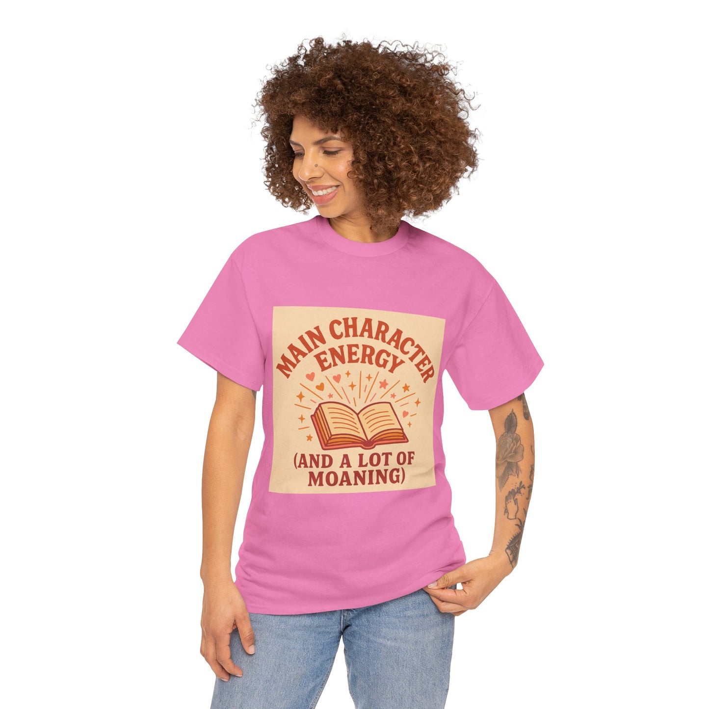 "Main Character Energy – Book Lover Shirt for Readers Who Steal the Spotlight"