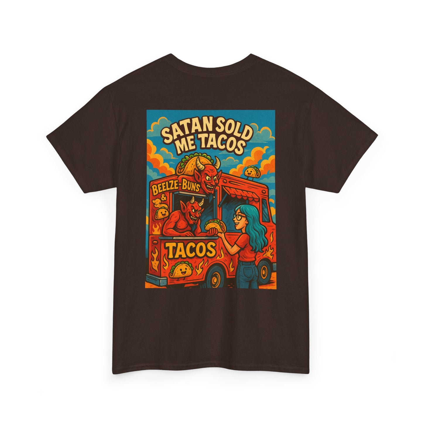 Beelze-Buns & Tacos – Hellfire Flavor, Heavenly Drip