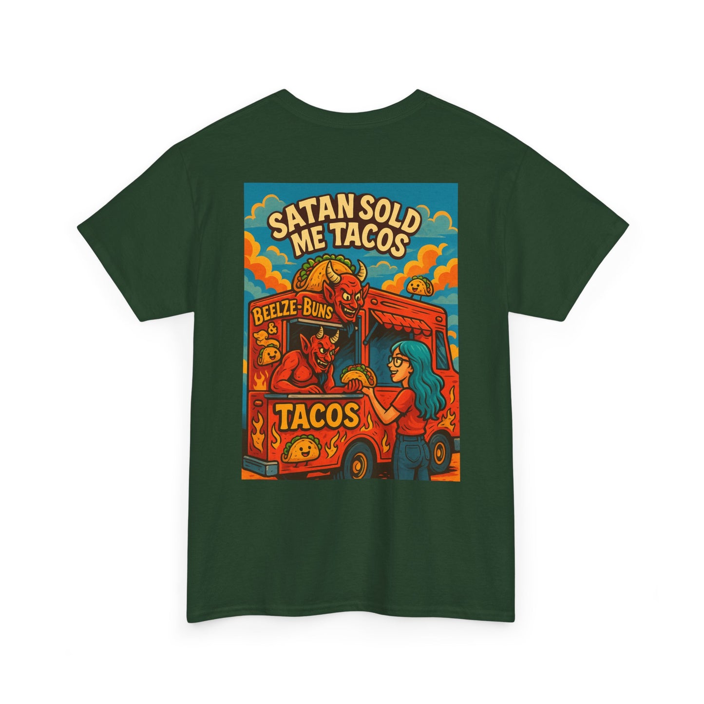 Beelze-Buns & Tacos – Hellfire Flavor, Heavenly Drip