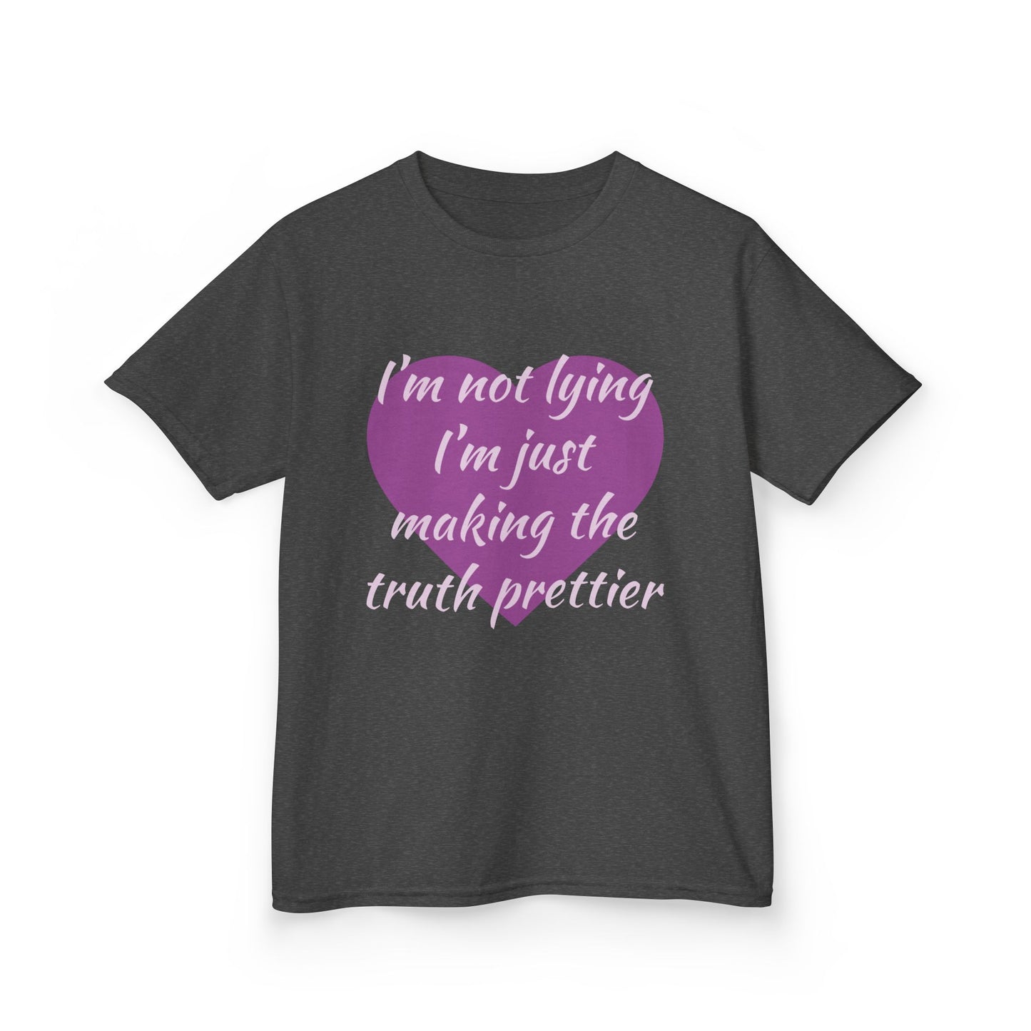 Whimsical Kids Tee: 'I'm Not Lying Just Making the Truth Prettier'