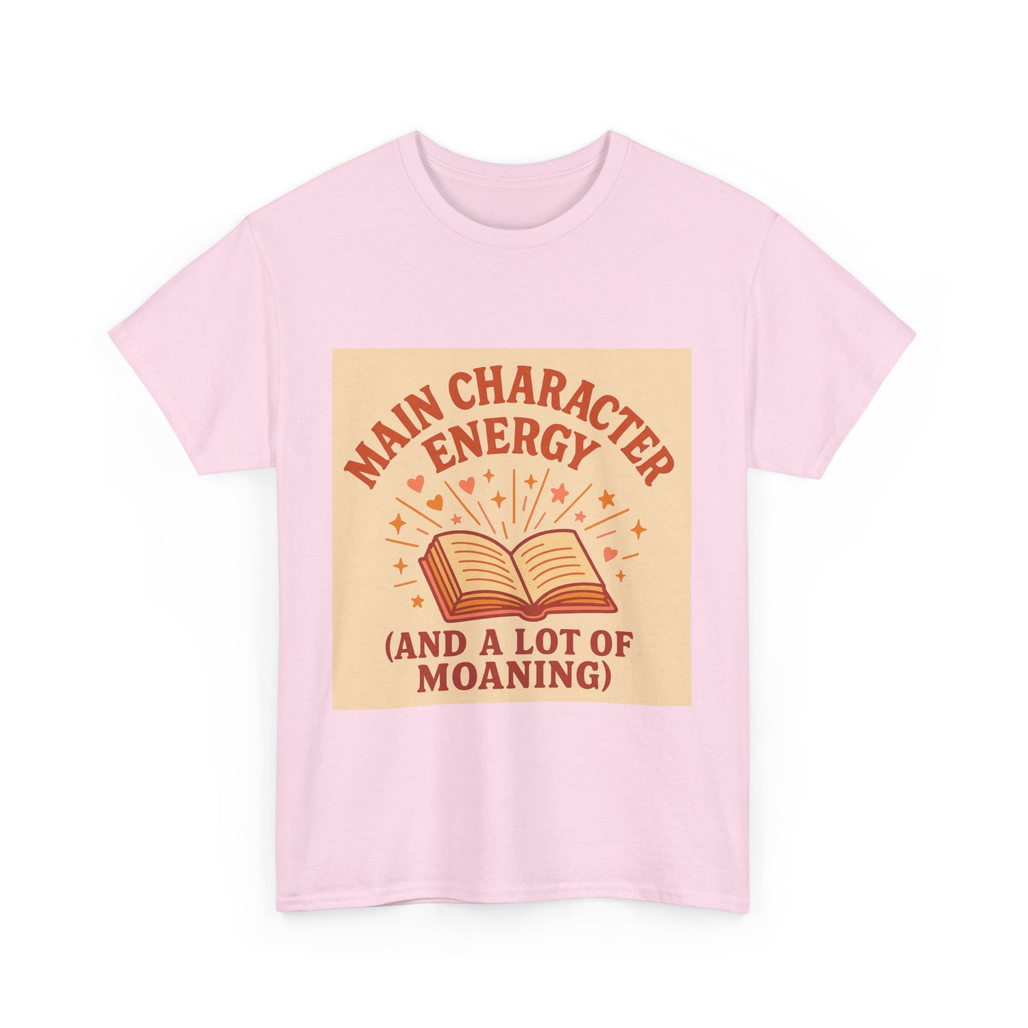 "Main Character Energy – Book Lover Shirt for Readers Who Steal the Spotlight"
