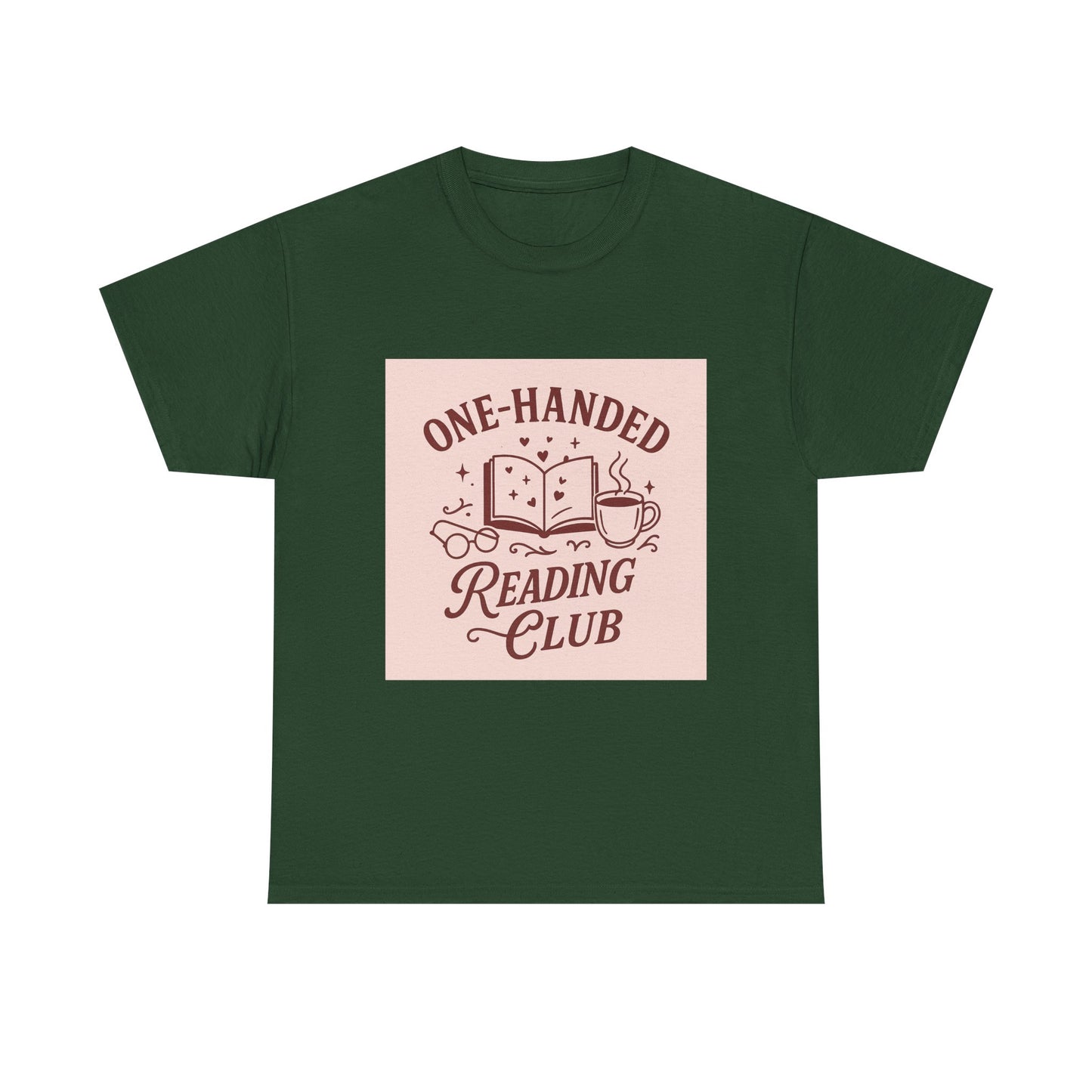 "One-Handed Reading Club – Spicy Book Shirt for Romance Readers & Smut Fans"