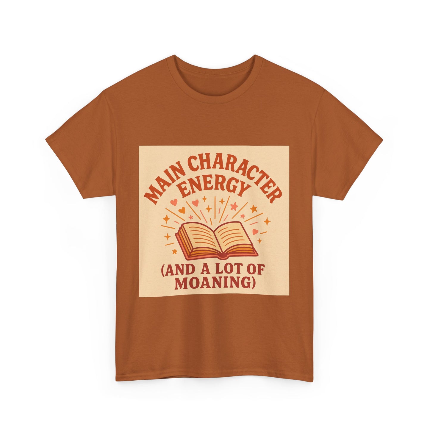 "Main Character Energy – Book Lover Shirt for Readers Who Steal the Spotlight"