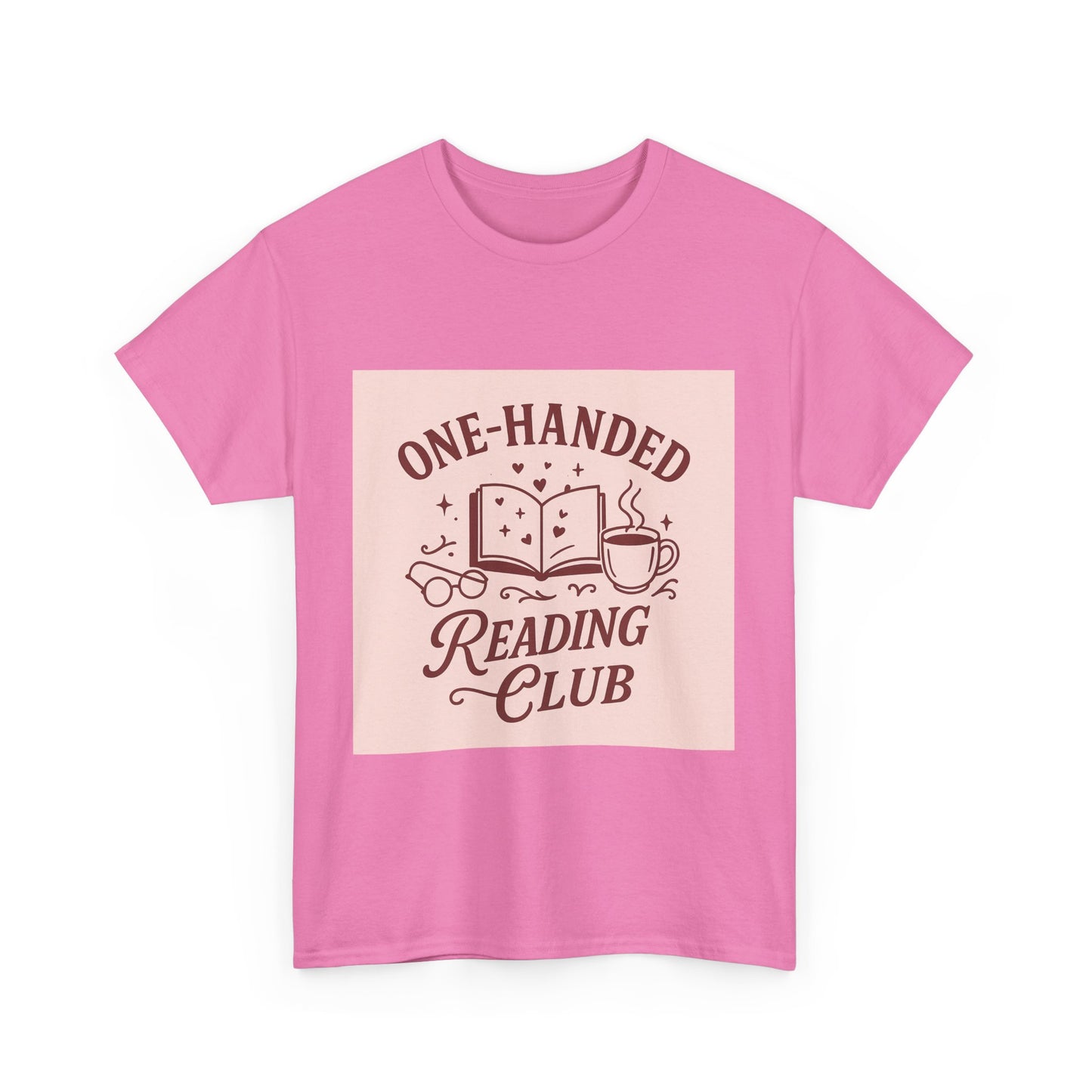 "One-Handed Reading Club – Spicy Book Shirt for Romance Readers & Smut Fans"