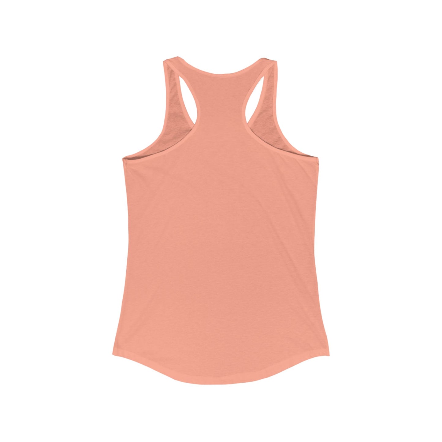 Floral Quote Racerback Tank - "Delulu Is the Solulu!" - Casual Summer Top for Women, Workout Wear, Gift Idea, Festival Outfit