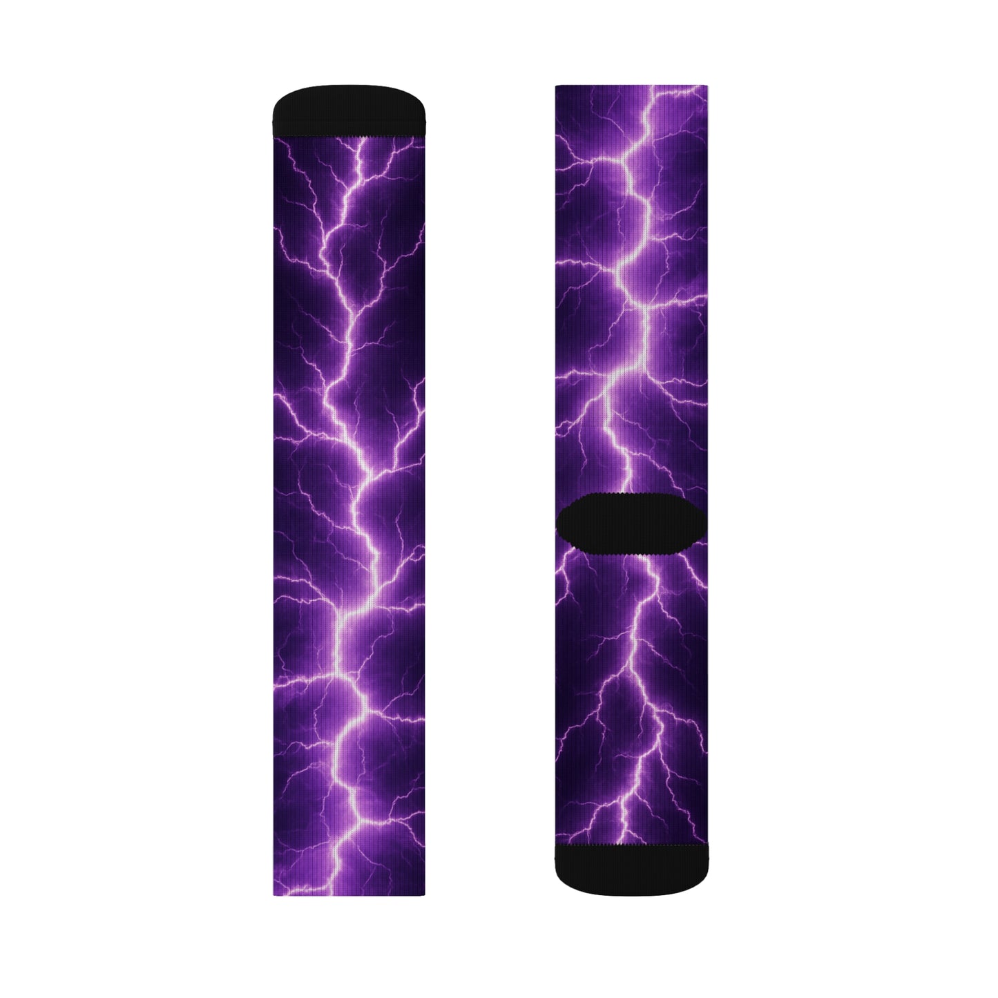 Electric Vibe Socks - Lightning Pattern, Cool Gift for Trendsetters, Unique Style, Comfort Wear, Unisex Fashion, Statement Accessories