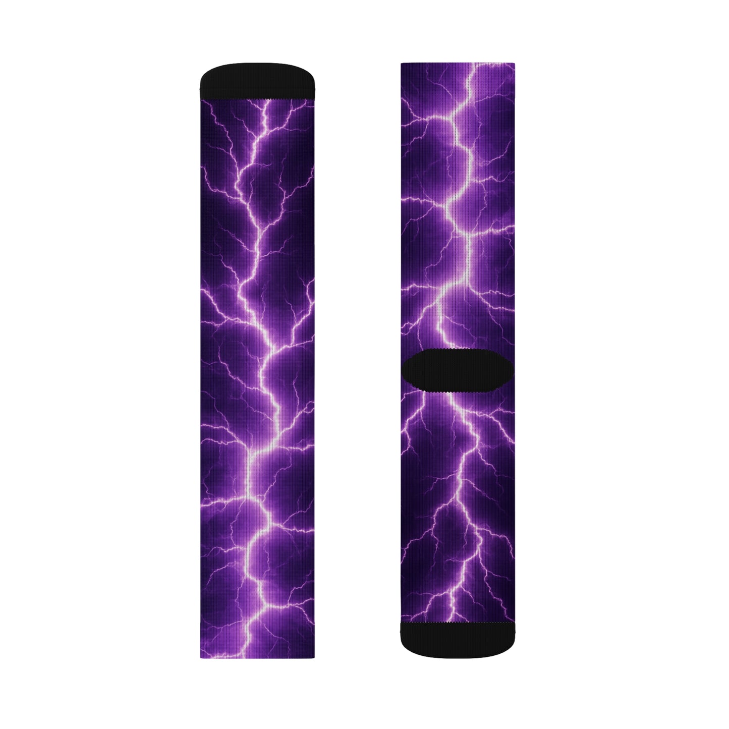 Electric Vibe Socks - Lightning Pattern, Cool Gift for Trendsetters, Unique Style, Comfort Wear, Unisex Fashion, Statement Accessories
