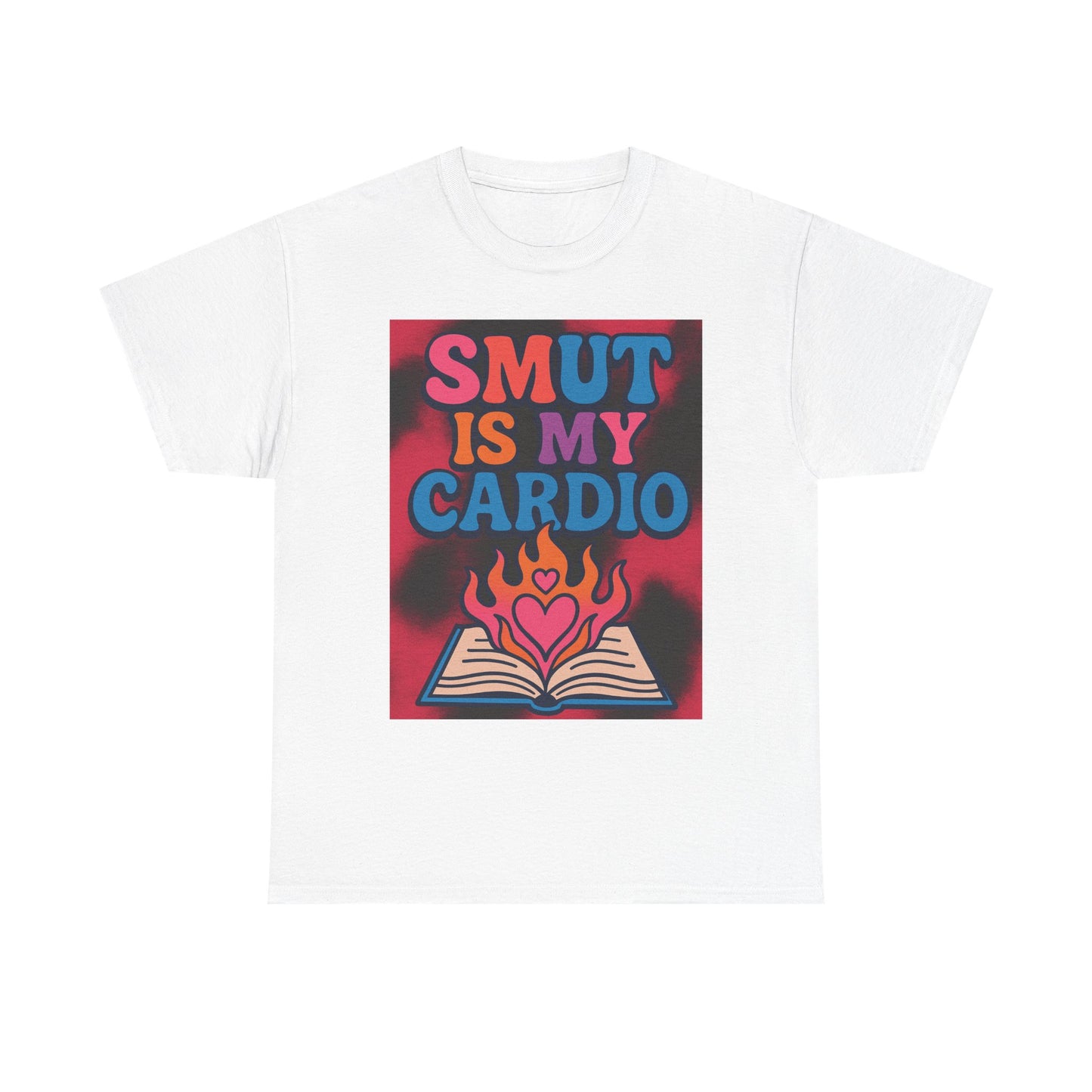 "Smut Is My Cardio – Funny Book Lover Shirt for Romance & Spicy Reads Fans"