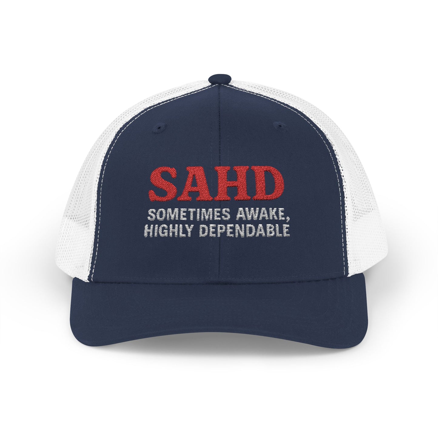 Funny SAHD Trucker Cap | Perfect Gifts for Stay-at-Home Dads, Casual Style, Father’s Day, Parenting Hats, Unique Dad Gear