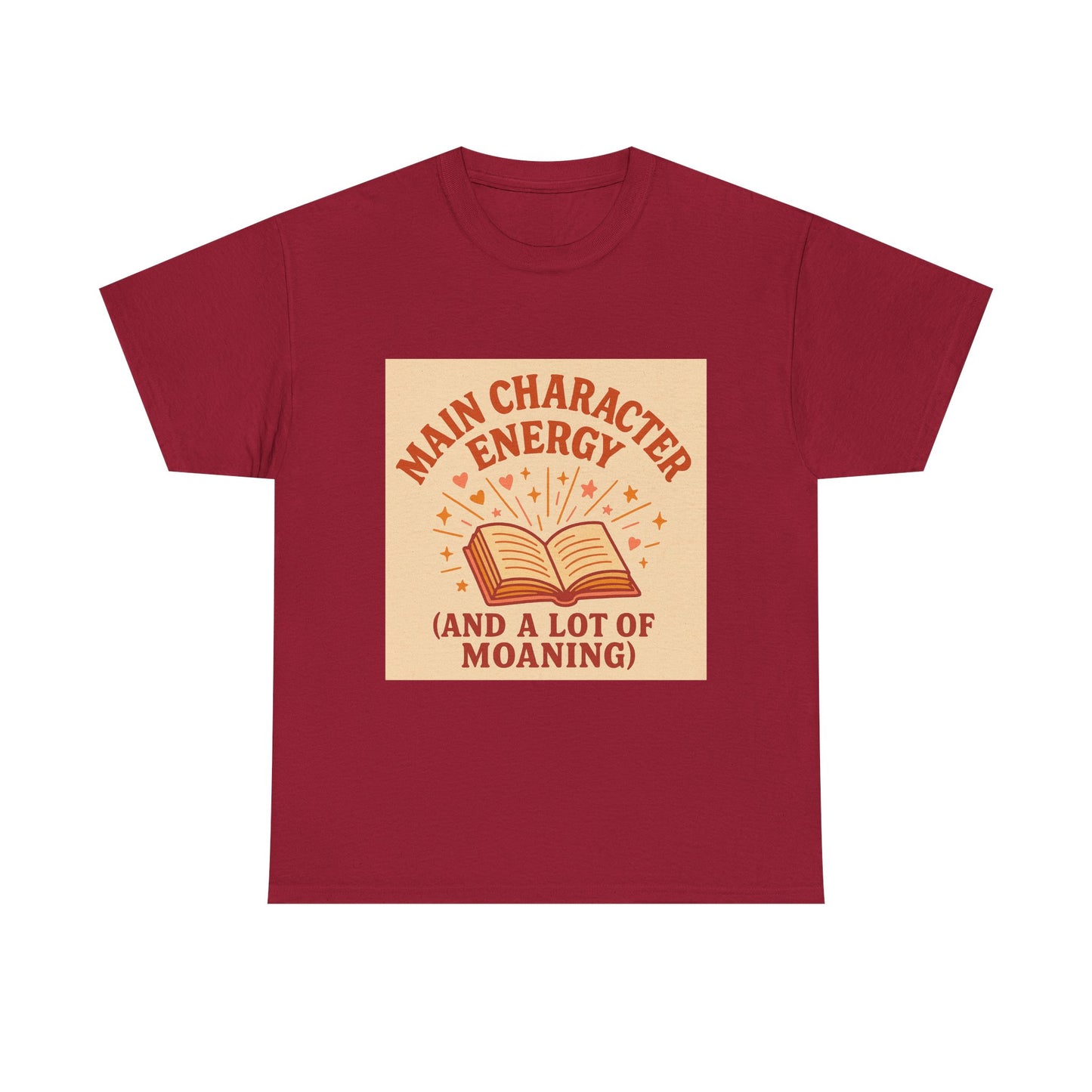"Main Character Energy – Book Lover Shirt for Readers Who Steal the Spotlight"