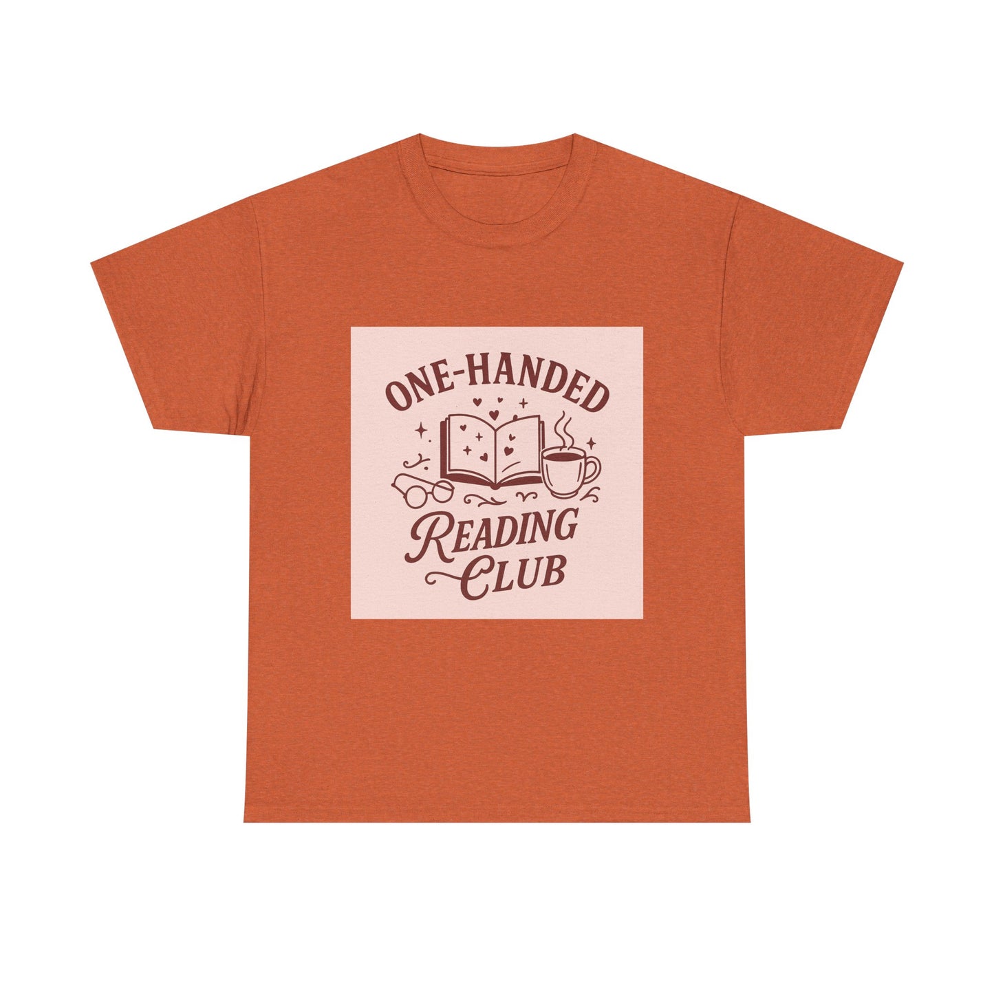 "One-Handed Reading Club – Spicy Book Shirt for Romance Readers & Smut Fans"