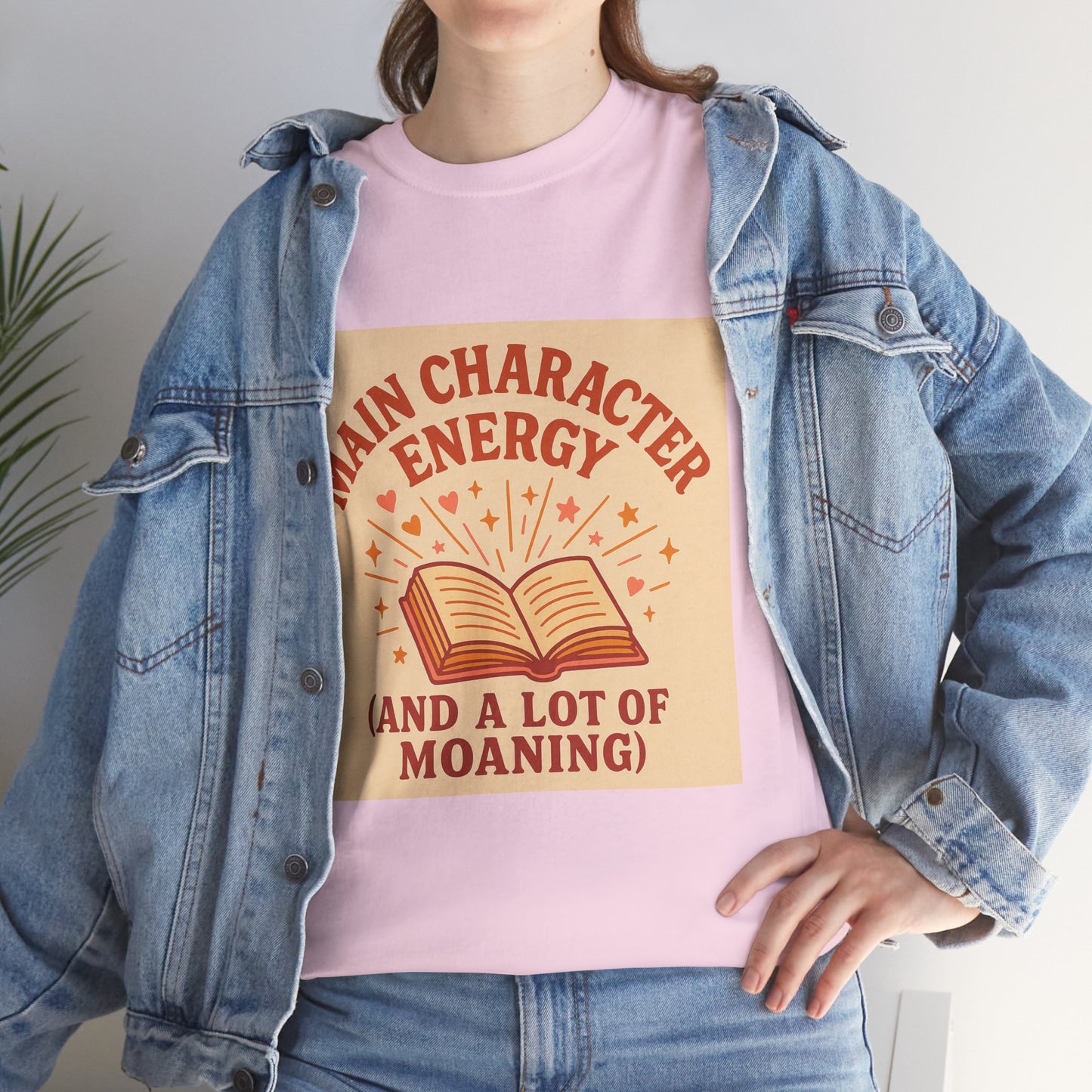 "Main Character Energy – Book Lover Shirt for Readers Who Steal the Spotlight"