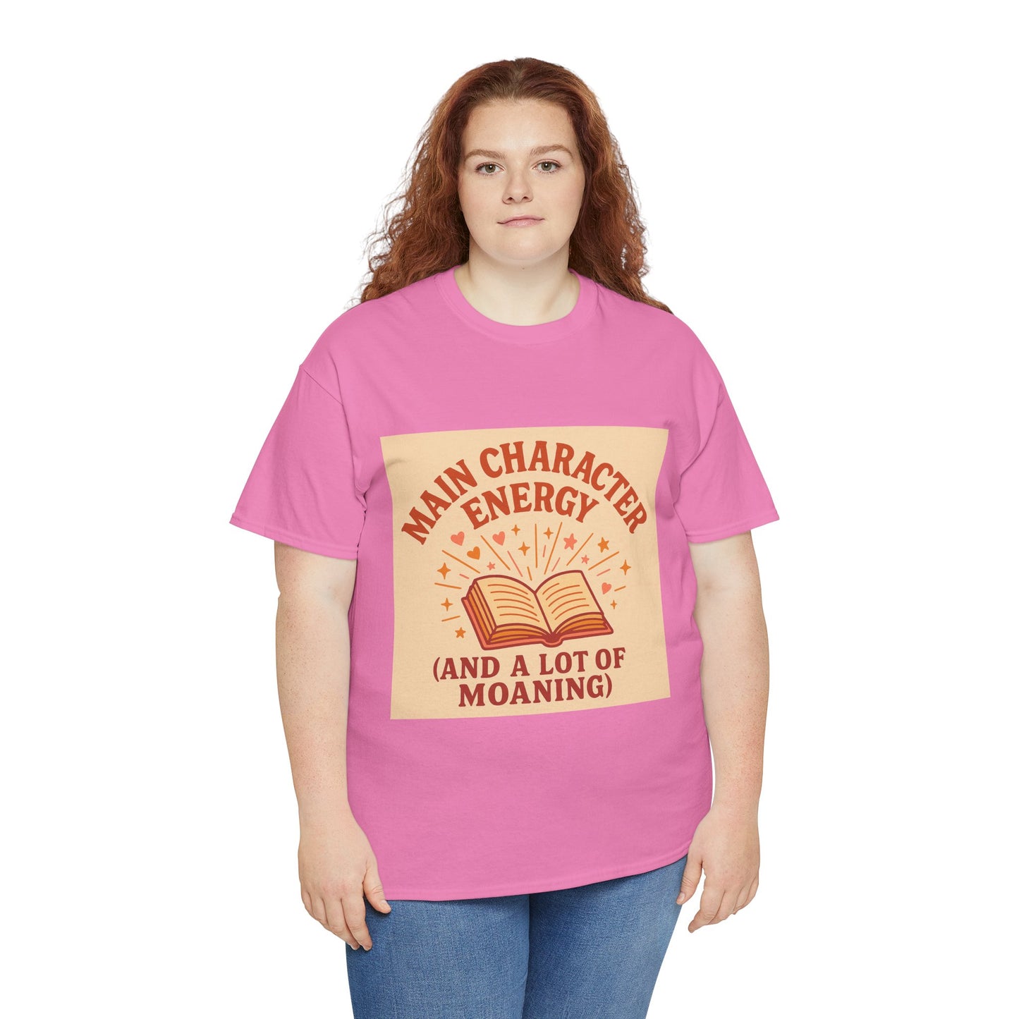"Main Character Energy – Book Lover Shirt for Readers Who Steal the Spotlight"