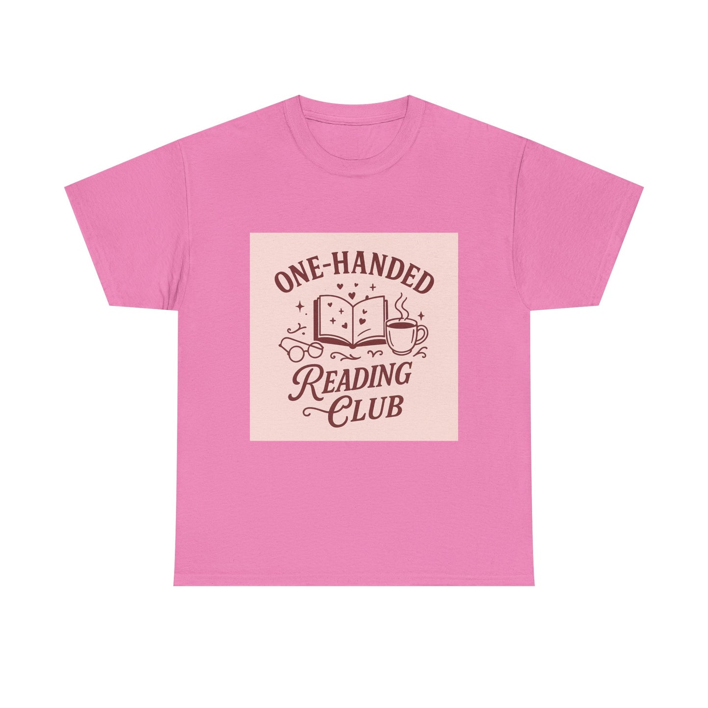"One-Handed Reading Club – Spicy Book Shirt for Romance Readers & Smut Fans"