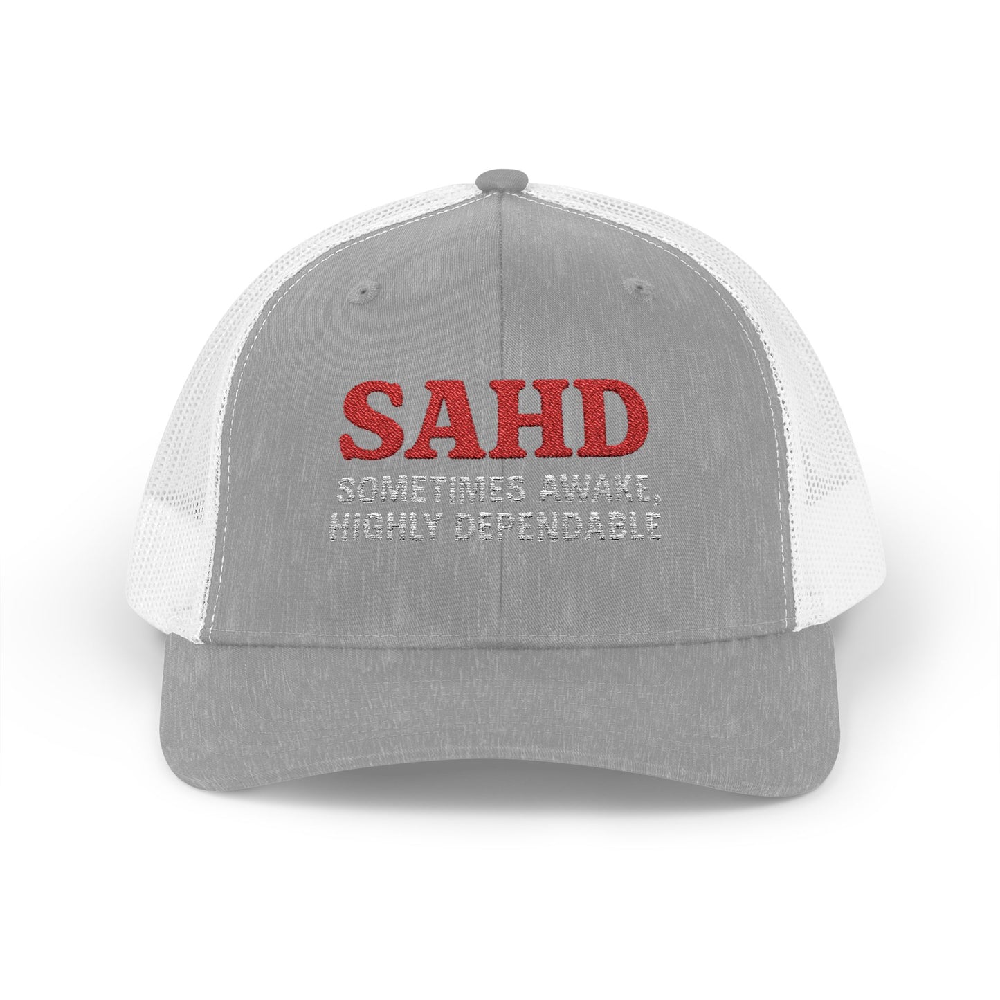 Funny SAHD Trucker Cap | Perfect Gifts for Stay-at-Home Dads, Casual Style, Father’s Day, Parenting Hats, Unique Dad Gear