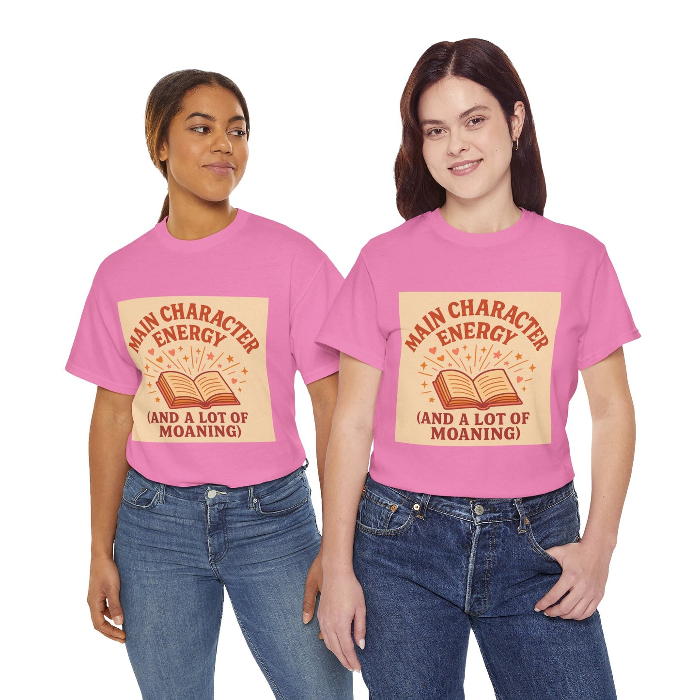 "Main Character Energy – Book Lover Shirt for Readers Who Steal the Spotlight"