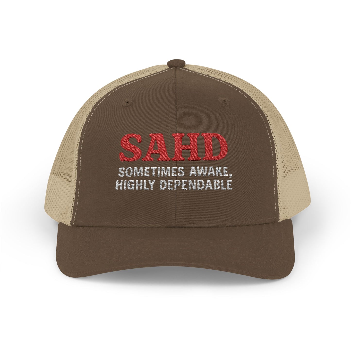 Funny SAHD Trucker Cap | Perfect Gifts for Stay-at-Home Dads, Casual Style, Father’s Day, Parenting Hats, Unique Dad Gear