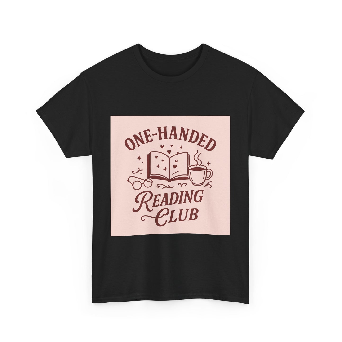 "One-Handed Reading Club – Spicy Book Shirt for Romance Readers & Smut Fans"