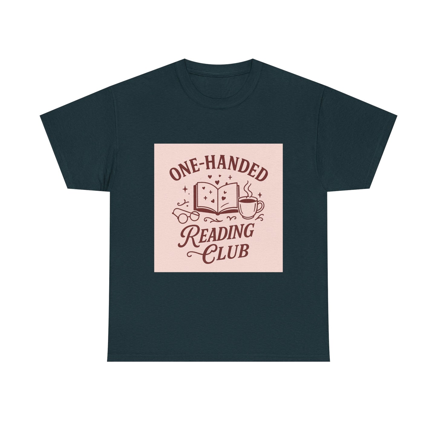 "One-Handed Reading Club – Spicy Book Shirt for Romance Readers & Smut Fans"