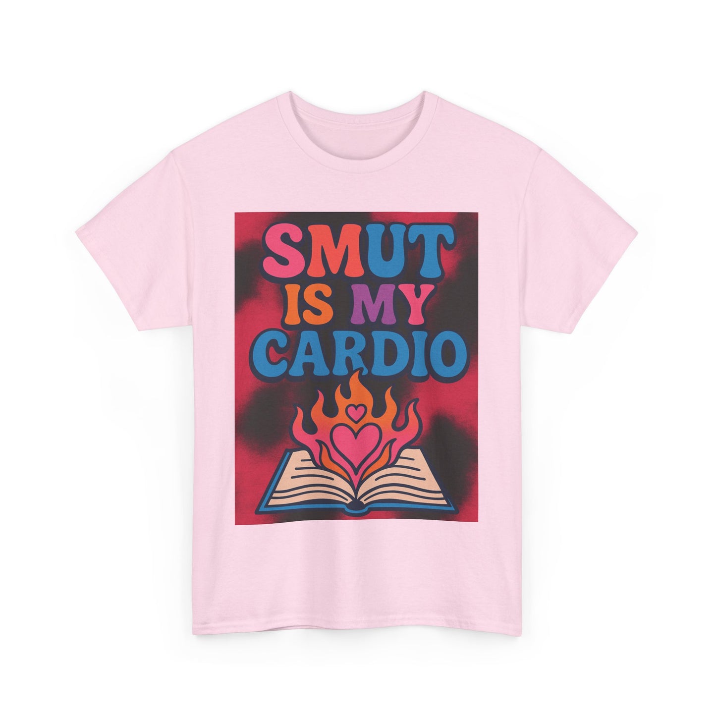 "Smut Is My Cardio – Funny Book Lover Shirt for Romance & Spicy Reads Fans"