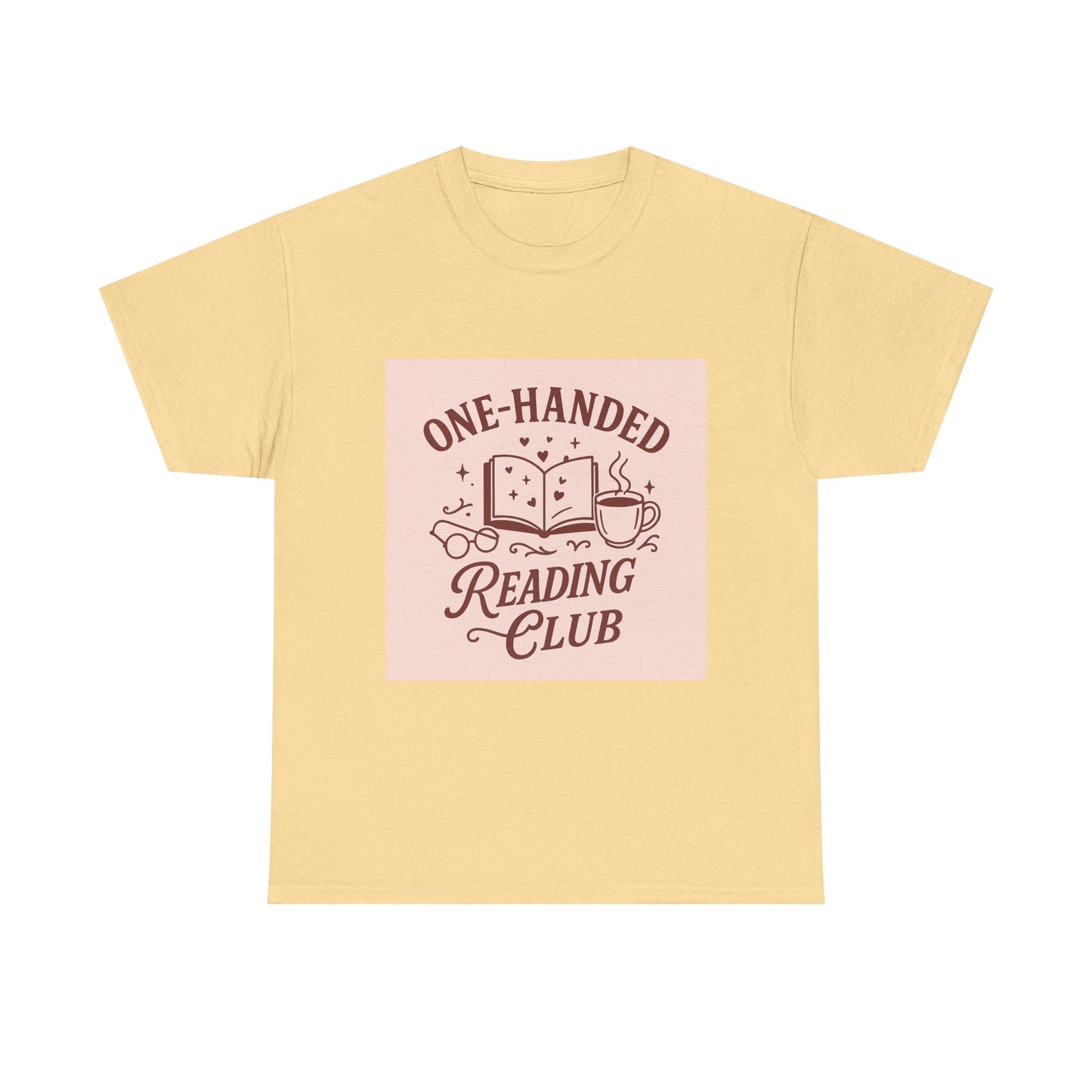 "One-Handed Reading Club – Spicy Book Shirt for Romance Readers & Smut Fans"