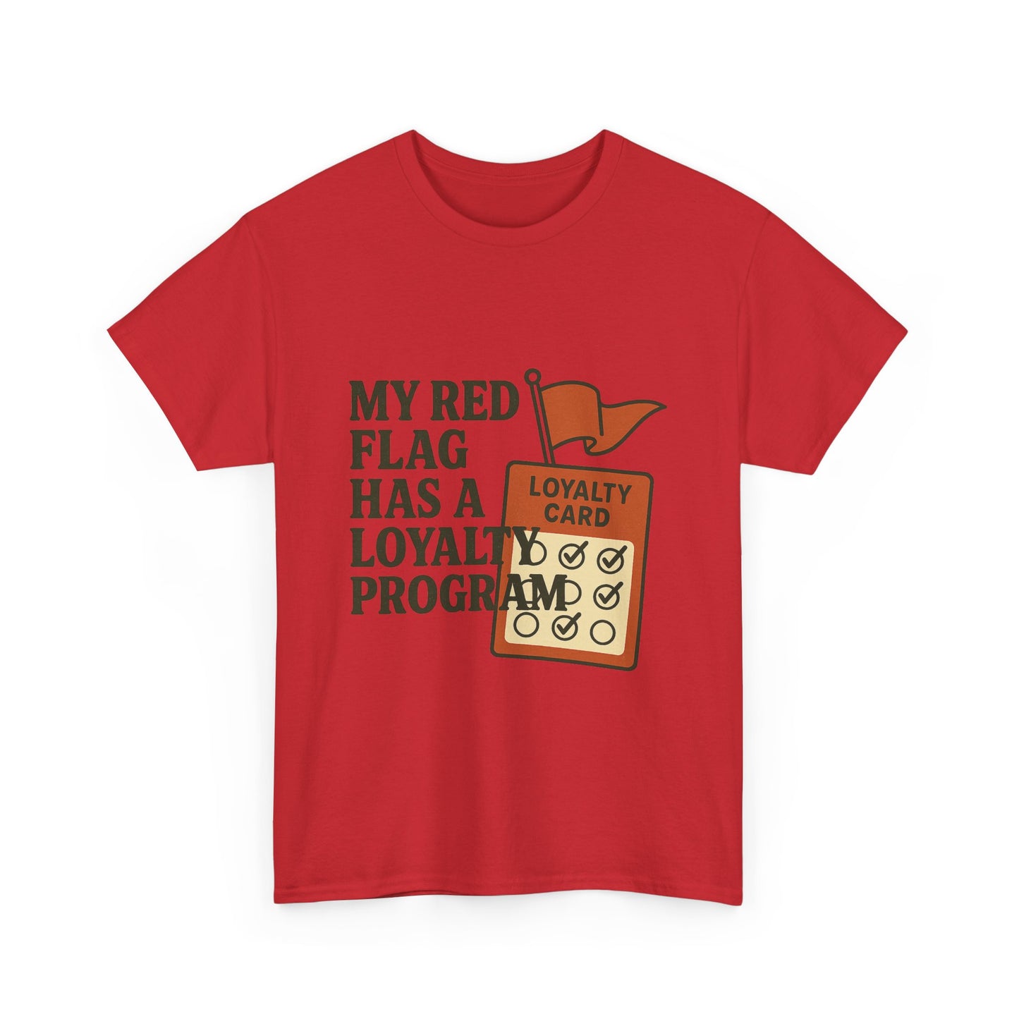 Funny Loyalty Card T-Shirt, Humor Tee for Couples, Gift for Friends, Perfect for Birthdays, Unique Party Wear