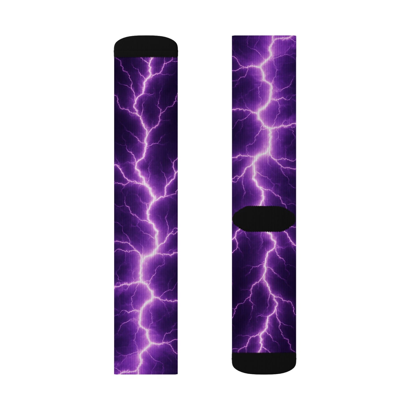 Electric Vibe Socks - Lightning Pattern, Cool Gift for Trendsetters, Unique Style, Comfort Wear, Unisex Fashion, Statement Accessories