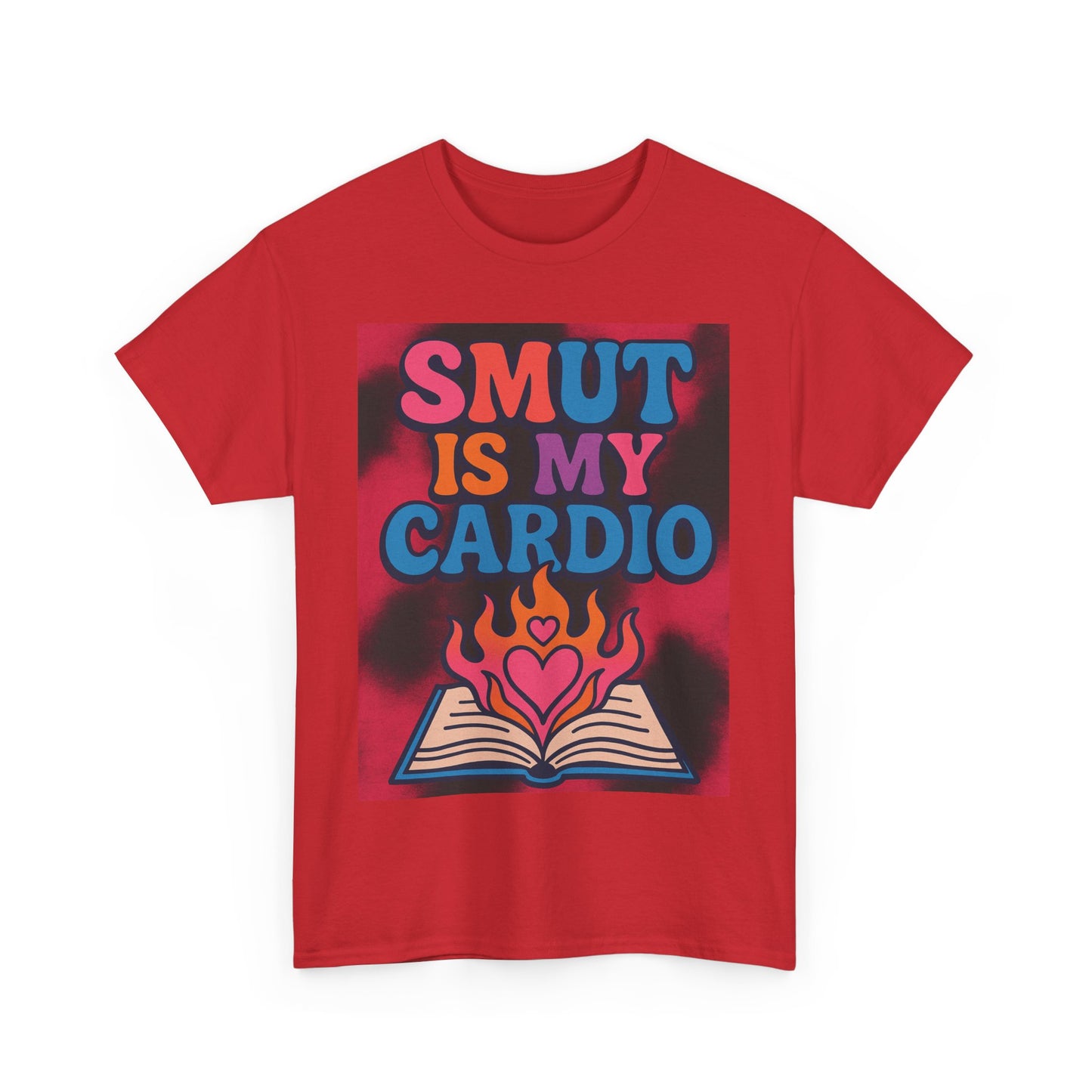 "Smut Is My Cardio – Funny Book Lover Shirt for Romance & Spicy Reads Fans"