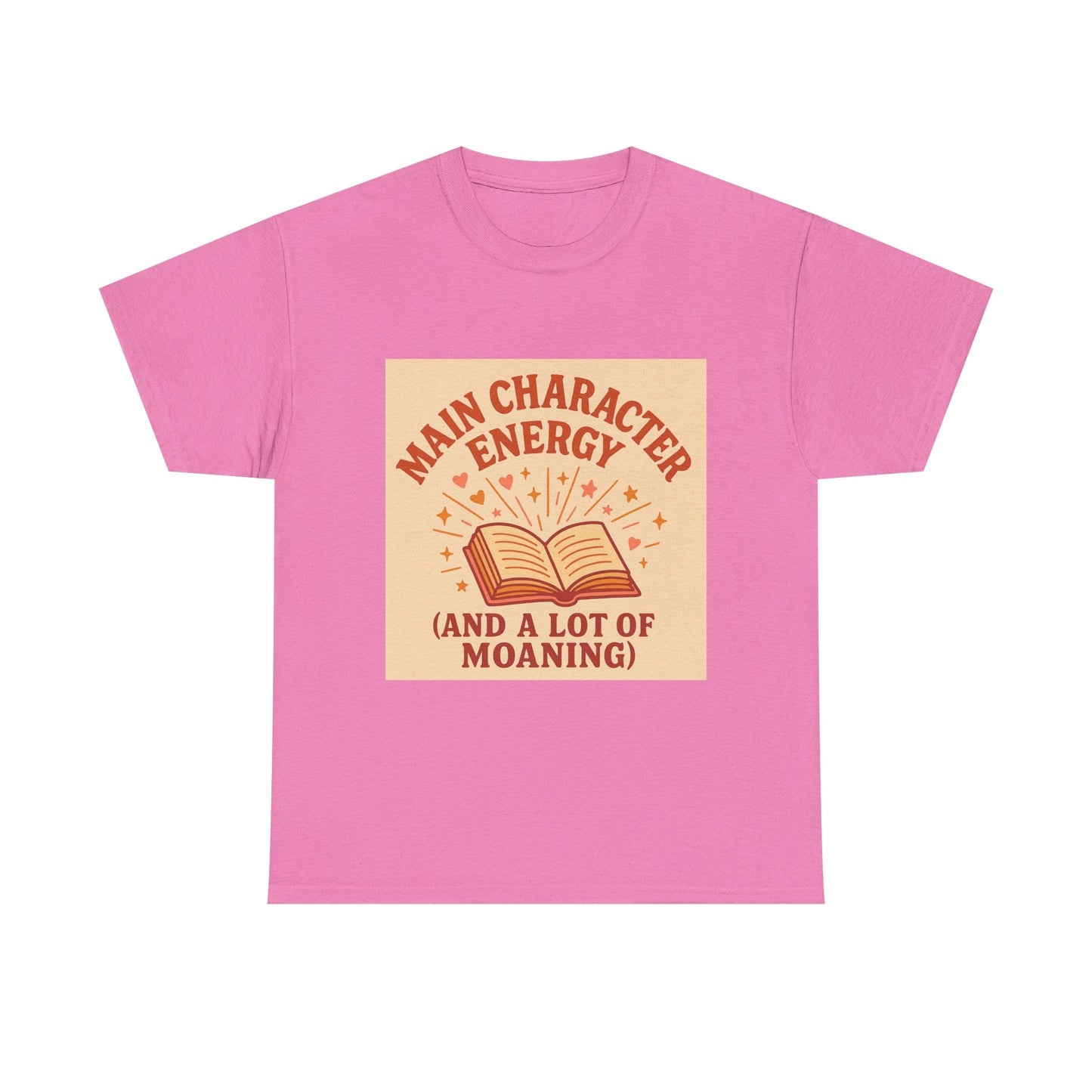 "Main Character Energy – Book Lover Shirt for Readers Who Steal the Spotlight"