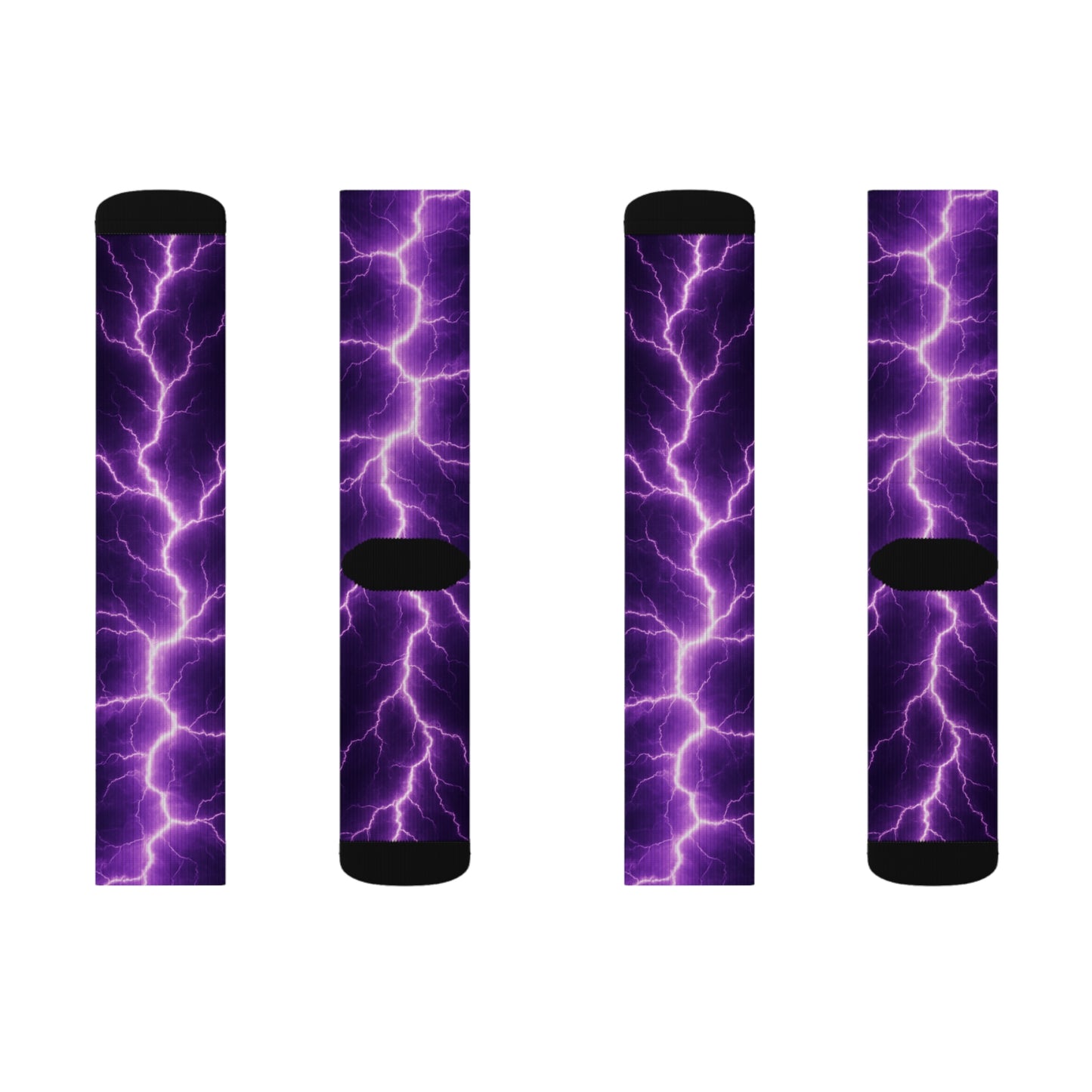 Electric Vibe Socks - Lightning Pattern, Cool Gift for Trendsetters, Unique Style, Comfort Wear, Unisex Fashion, Statement Accessories
