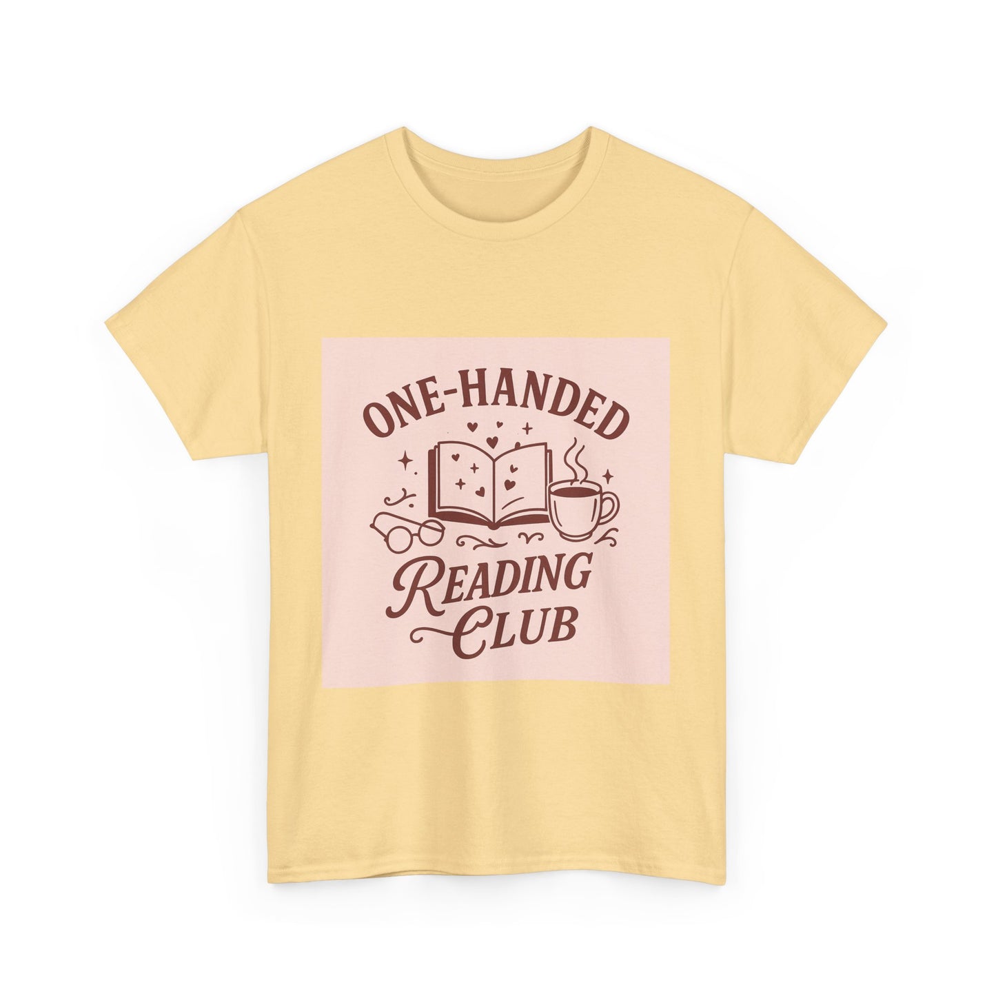 "One-Handed Reading Club – Spicy Book Shirt for Romance Readers & Smut Fans"