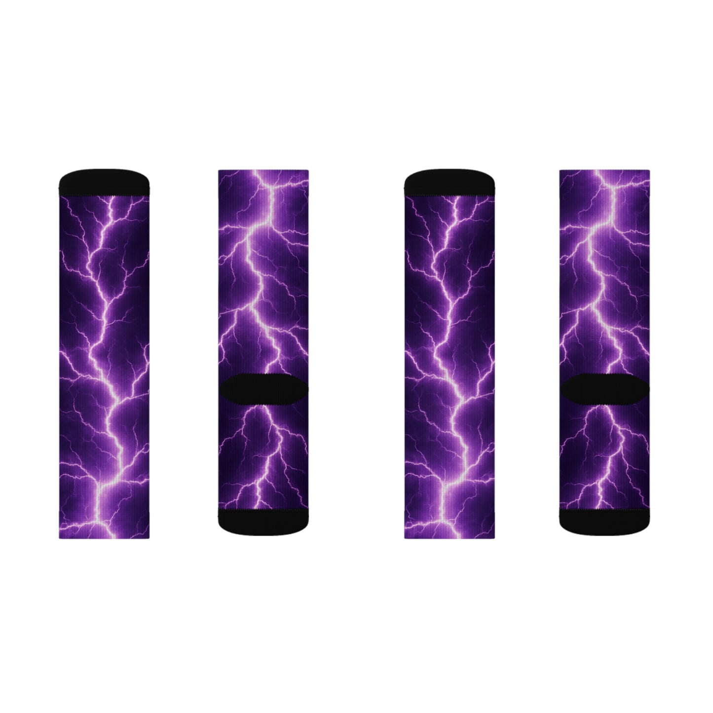 Electric Vibe Socks - Lightning Pattern, Cool Gift for Trendsetters, Unique Style, Comfort Wear, Unisex Fashion, Statement Accessories