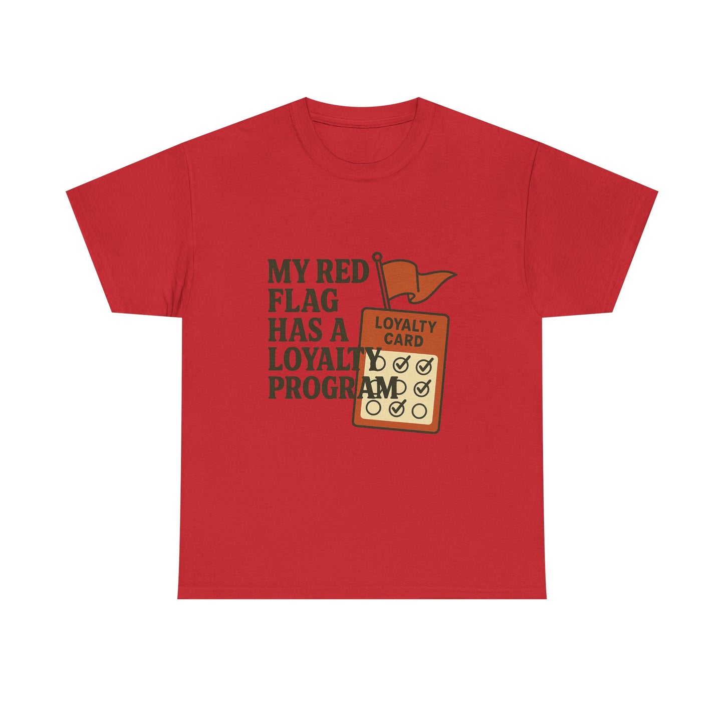 Funny Loyalty Card T-Shirt, Humor Tee for Couples, Gift for Friends, Perfect for Birthdays, Unique Party Wear