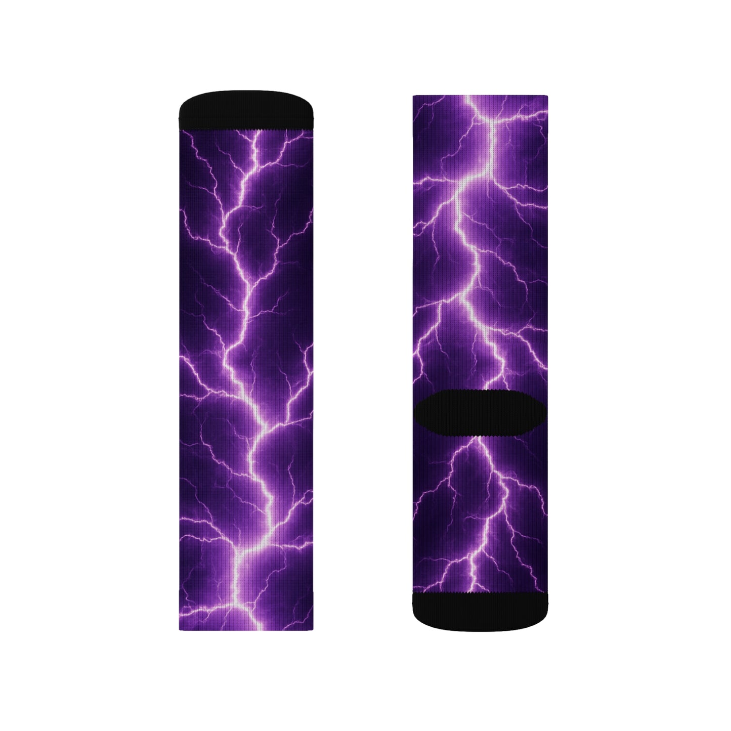 Electric Vibe Socks - Lightning Pattern, Cool Gift for Trendsetters, Unique Style, Comfort Wear, Unisex Fashion, Statement Accessories