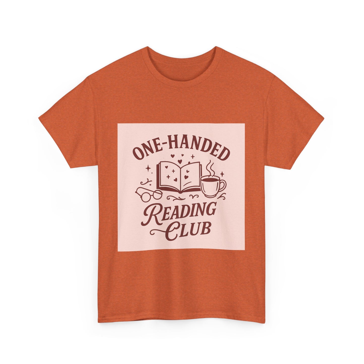 "One-Handed Reading Club – Spicy Book Shirt for Romance Readers & Smut Fans"