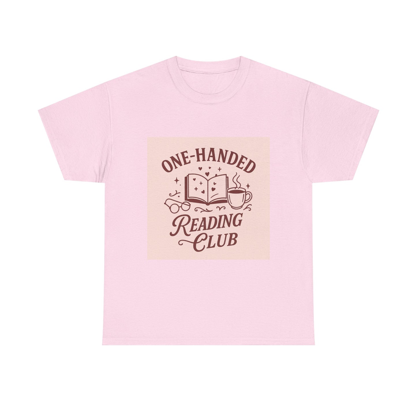 "One-Handed Reading Club – Spicy Book Shirt for Romance Readers & Smut Fans"