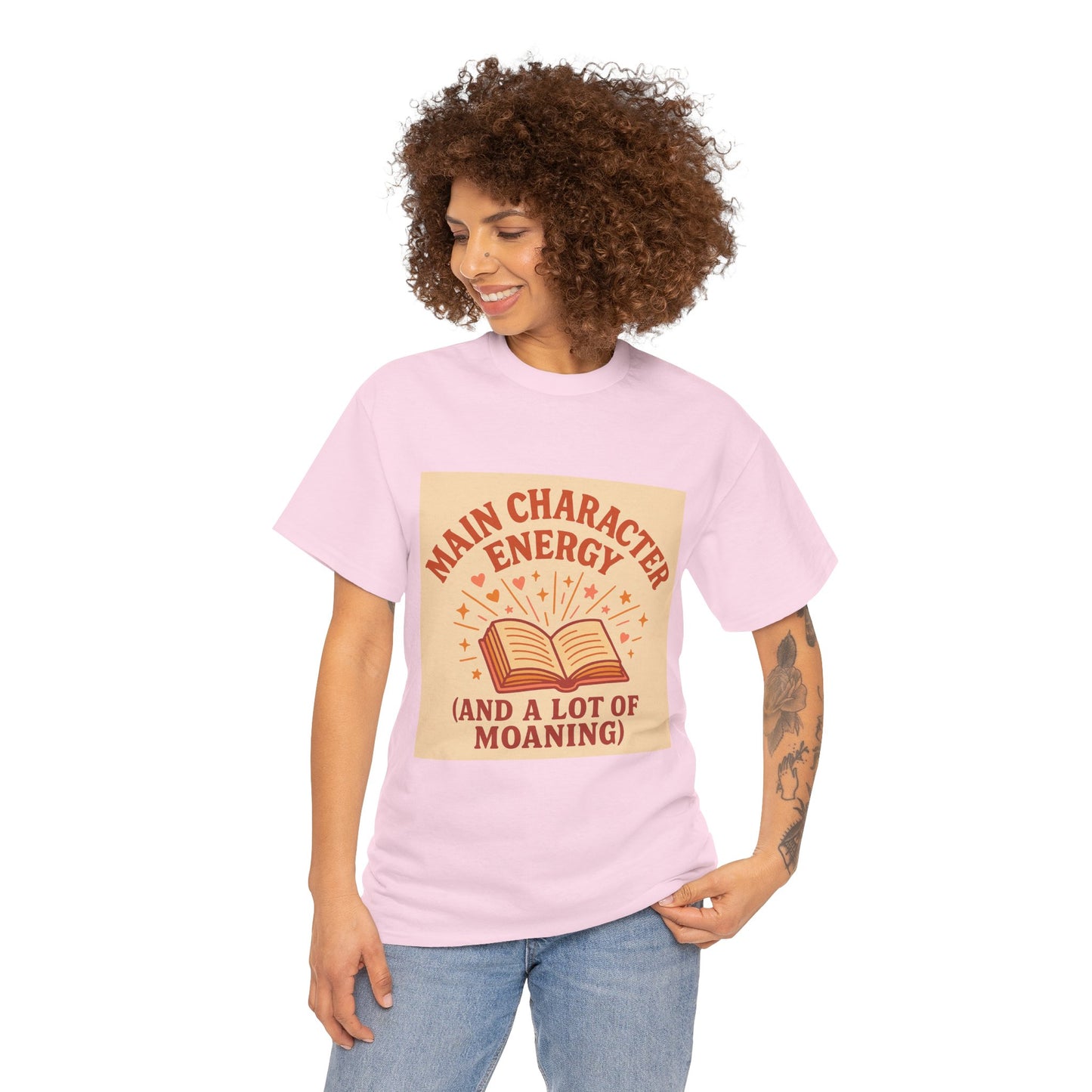 "Main Character Energy – Book Lover Shirt for Readers Who Steal the Spotlight"